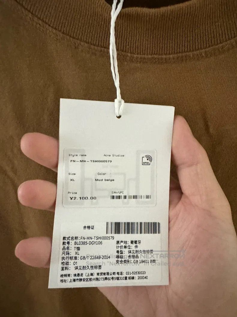 Acne Studios Acne Studios Logo letter print solid color short-sleeve T- Size US XL / EU 56 / 4 - 3 Thumbnail
