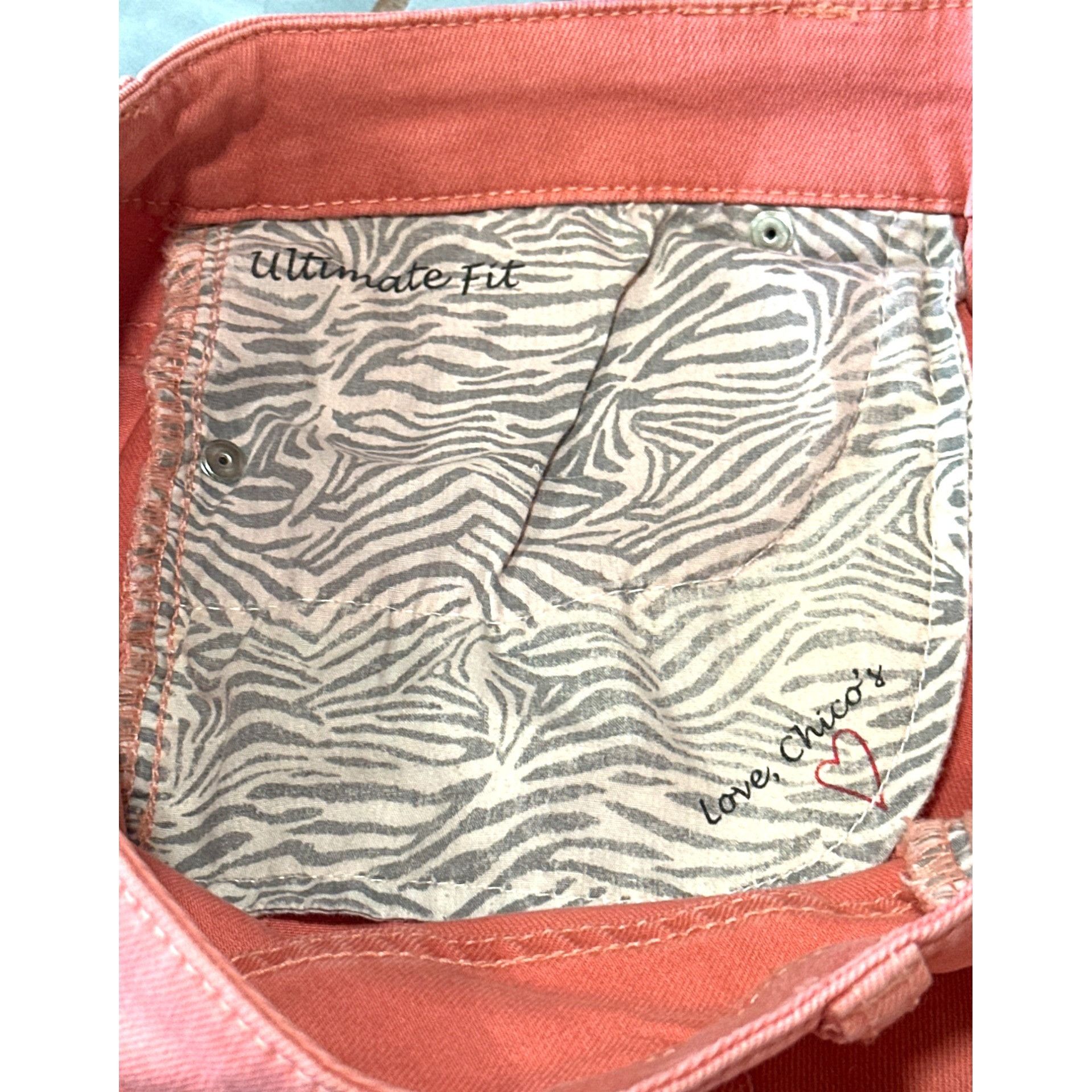 Chicos Chicos Platinum Denim Peach Slim Ankle Jeans Size 00 Cotton Size 24" / US 00 / IT 34 - 12 Thumbnail