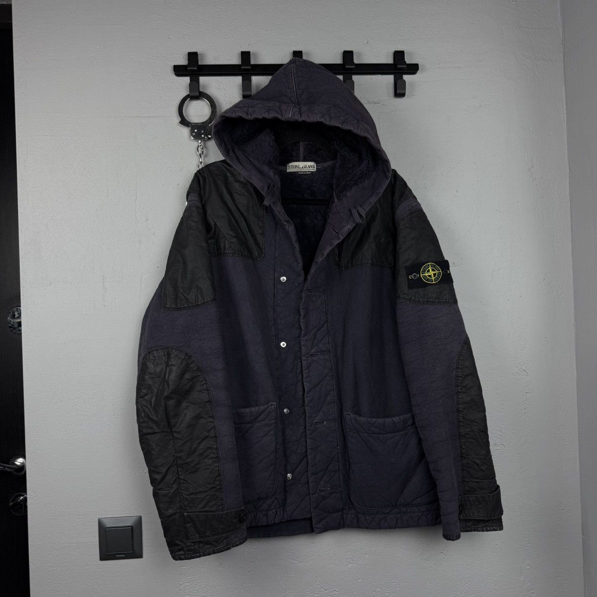 Stone Island Vintage Stone Island Leather Fur 2001’s Jacket Size US L / EU 52-54 / 3 - 1 Thumbnail