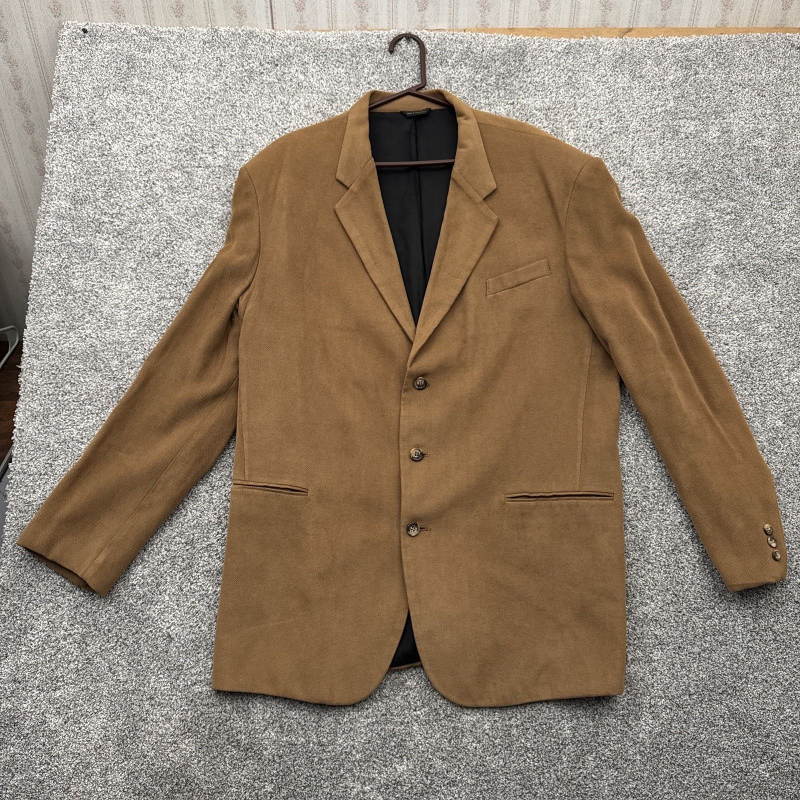 Other Carlo Stella Suit Coat Mens 44L Retro Preppy Office Dapper Size 44L - 1 Thumbnail