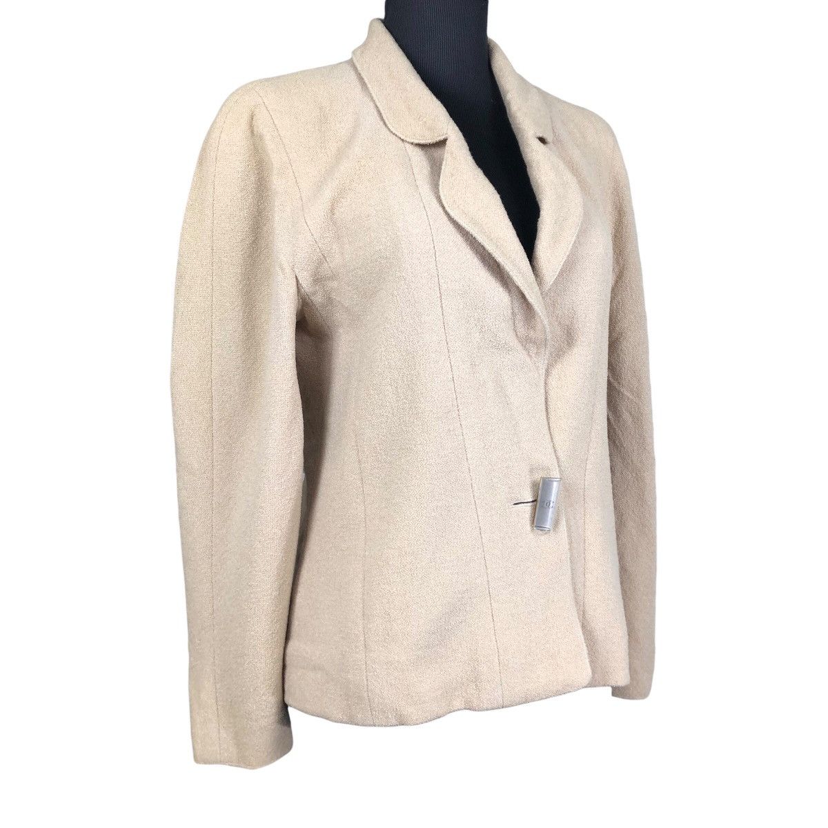 Chanel Vintage Chanel S/S1999 Single Breasted Laine Wool Coat Size S / US 4 / IT 40 - 4 Thumbnail