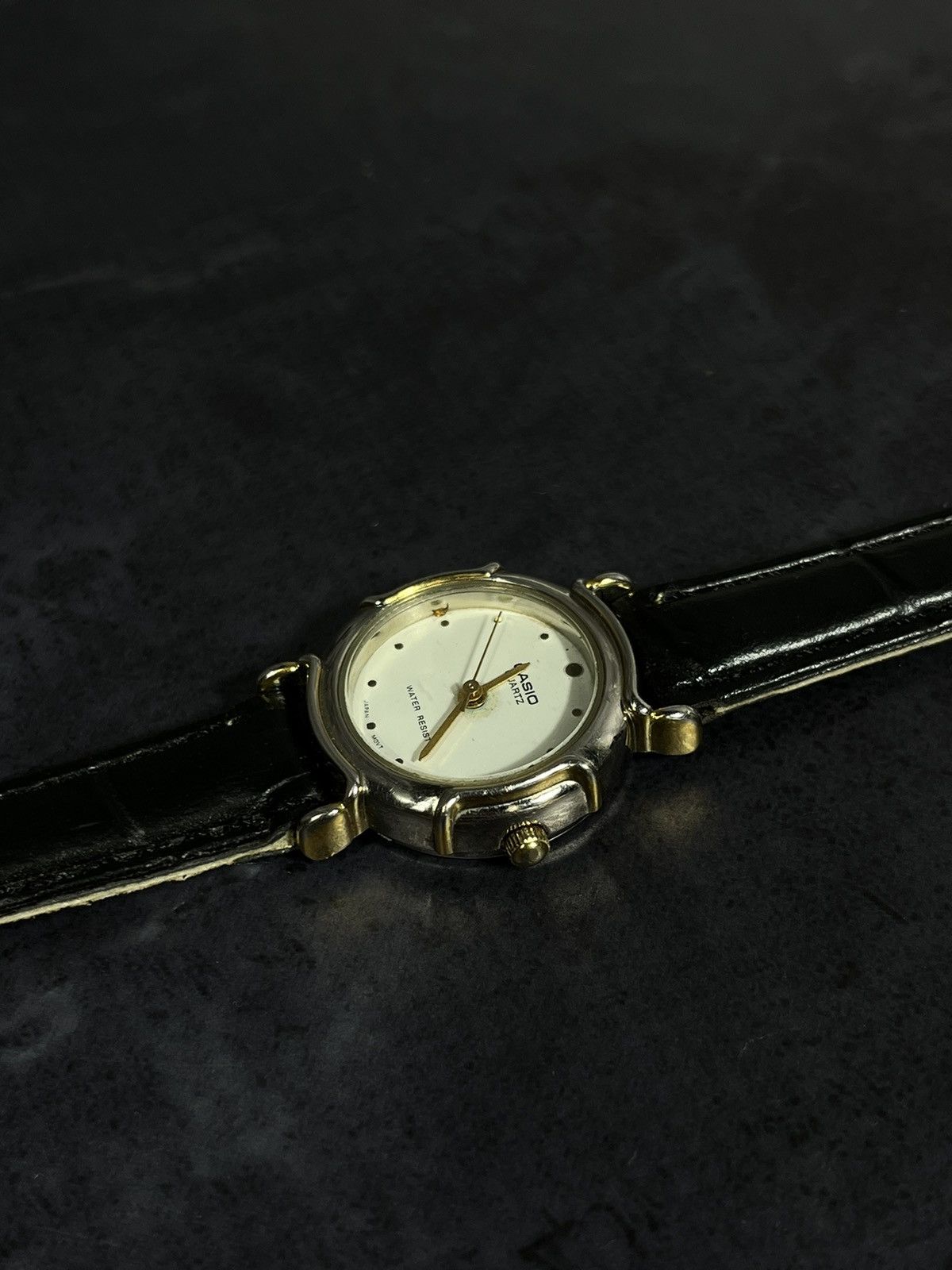 Jewelry Casio Classic Black Leather Watch, Made in Japan Size ONE SIZE - 5 Thumbnail