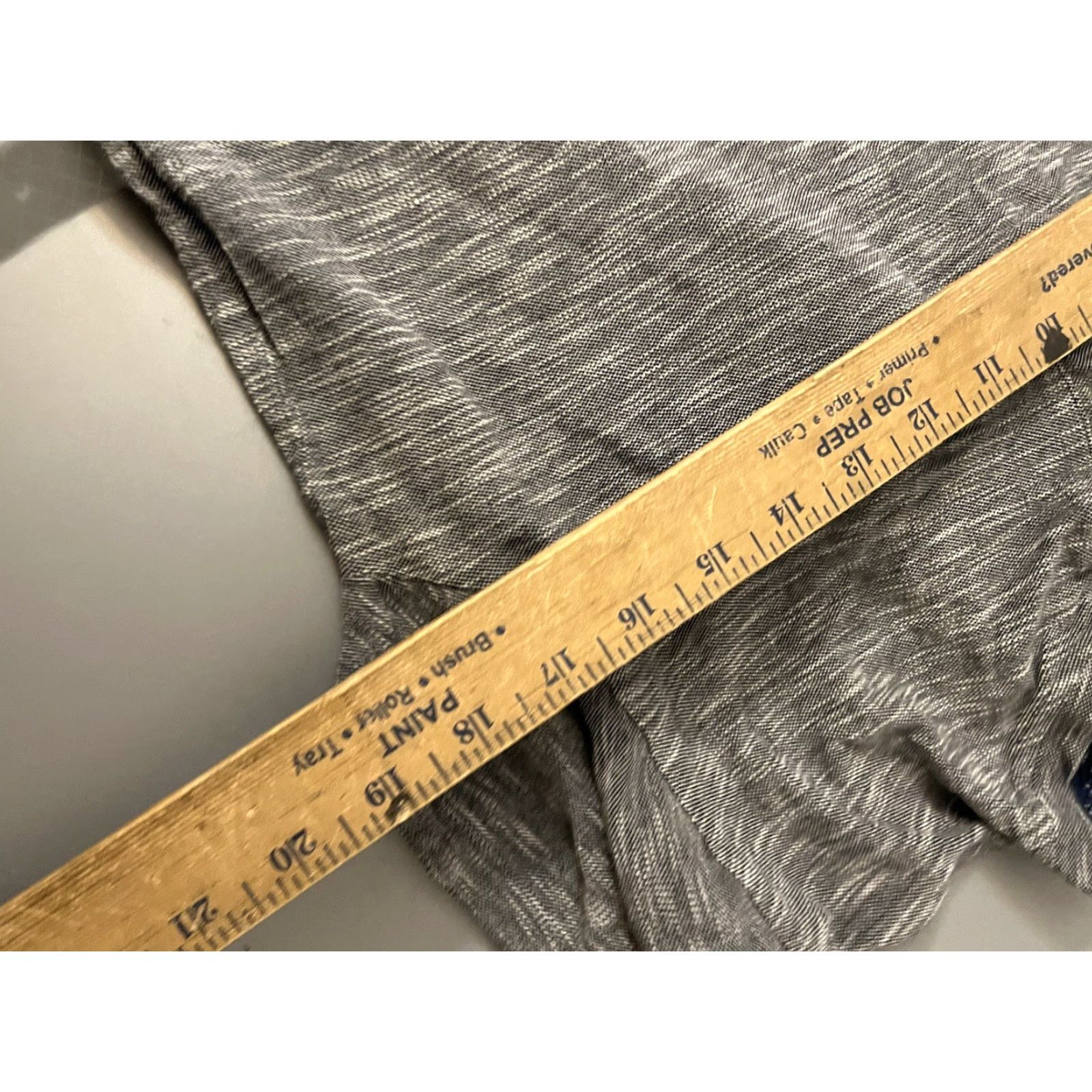 Denime PDC Paper Denim Cloth Gray Short Sleeve Knit Shirt Mens Medium Stretch Cotton Size US M / EU 48-50 / 2 - 5 Thumbnail