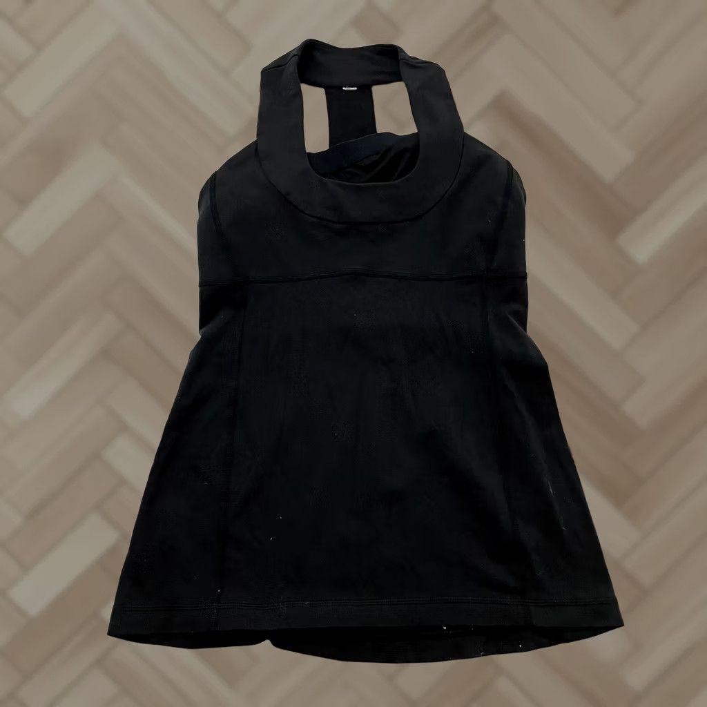Lululemon Lululemon Built In Bra Racerback Athletic Yoga Tank Women 4 Black Tank Women Built-In Bra Racerback Athletic Yoga Top Size S / US 4 / IT 40 - 1 Thumbnail