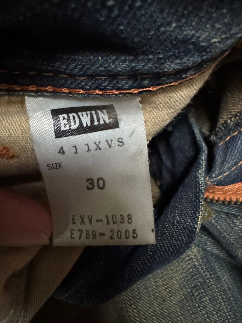 Edwin 💥Flare💥Vintage Edwin Buckle Back Sick Rusty Mudwash Distress Size US 31 - 12 Thumbnail