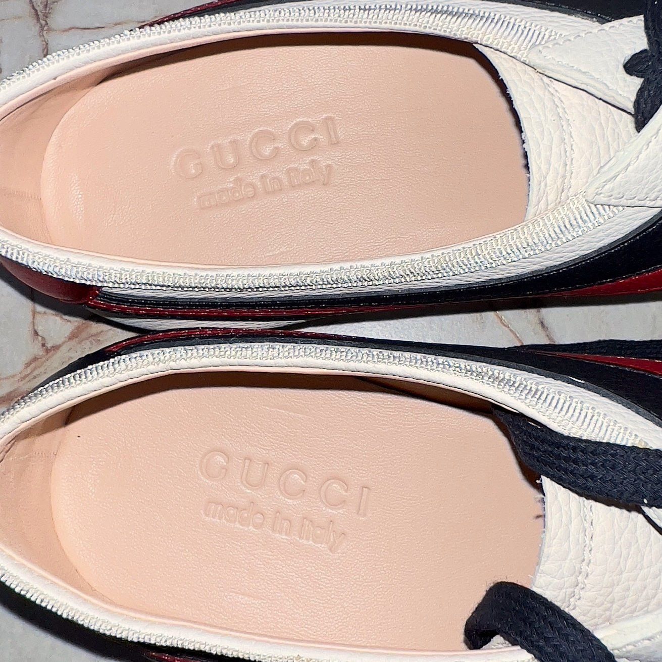 Gucci Falacer Hebron Web Bee Embroidery Sneakers Leather Size US 7.5 / EU 40-41 - 8 Thumbnail
