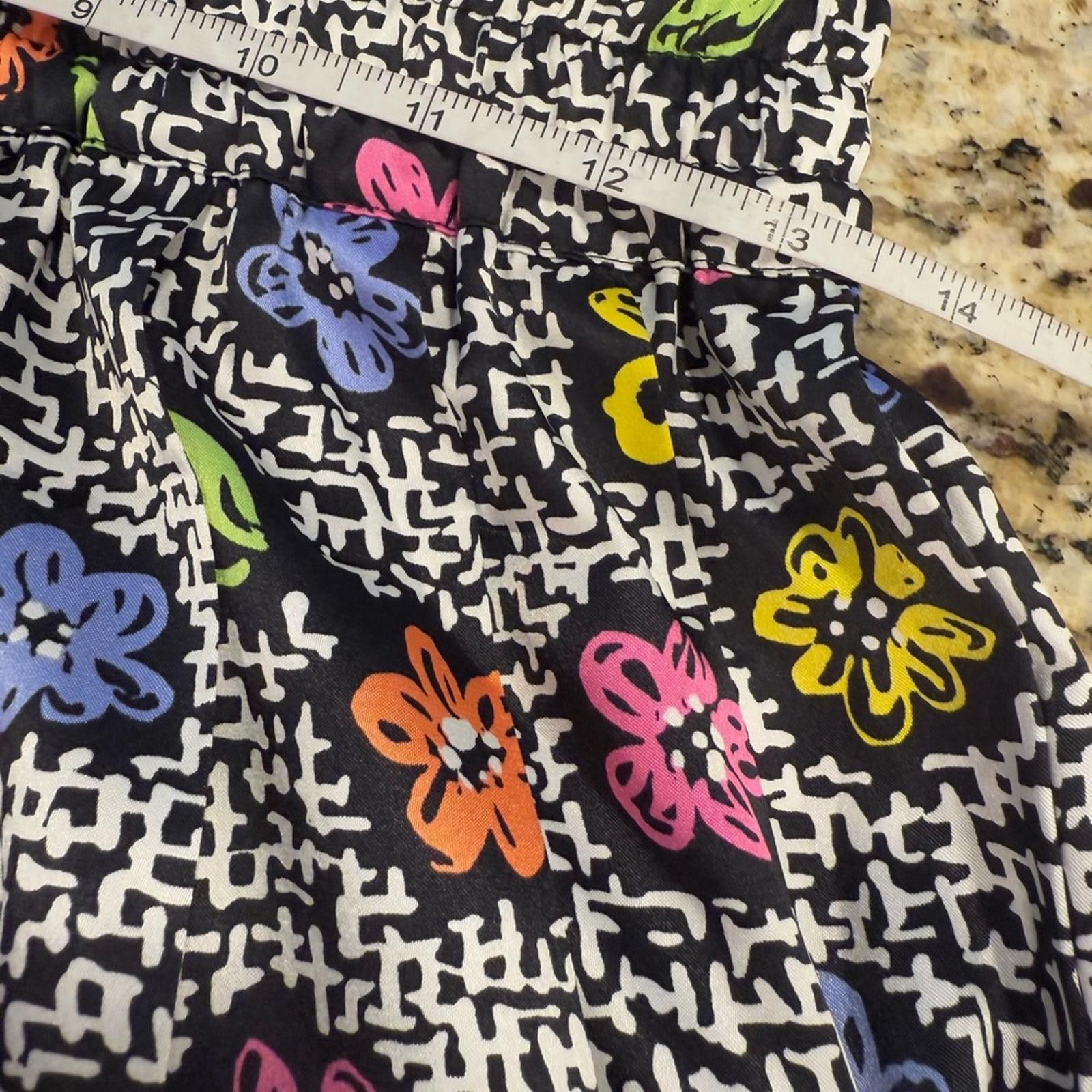 Other Floral colorful retro 80’s mini skirt SZ 8 Size 30" / US 8 / IT 44 - 3 Thumbnail