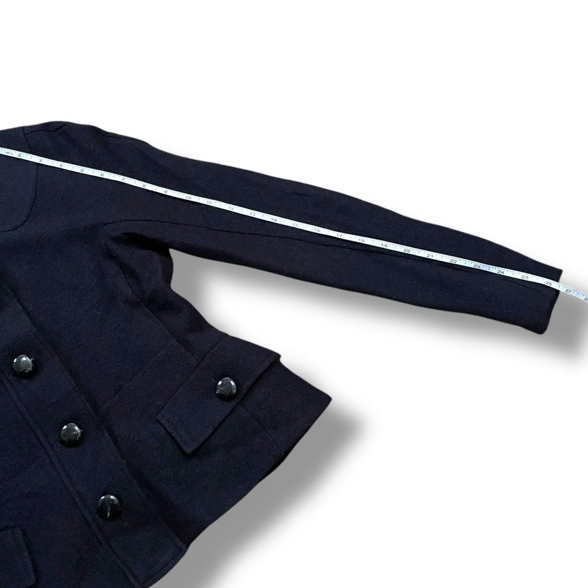 Marc Jacobs MARC by MARC JACOBS BUTTON UP WOOL CROP JACKET Size XS / US 0-2 / IT 36-38 - 6 Thumbnail