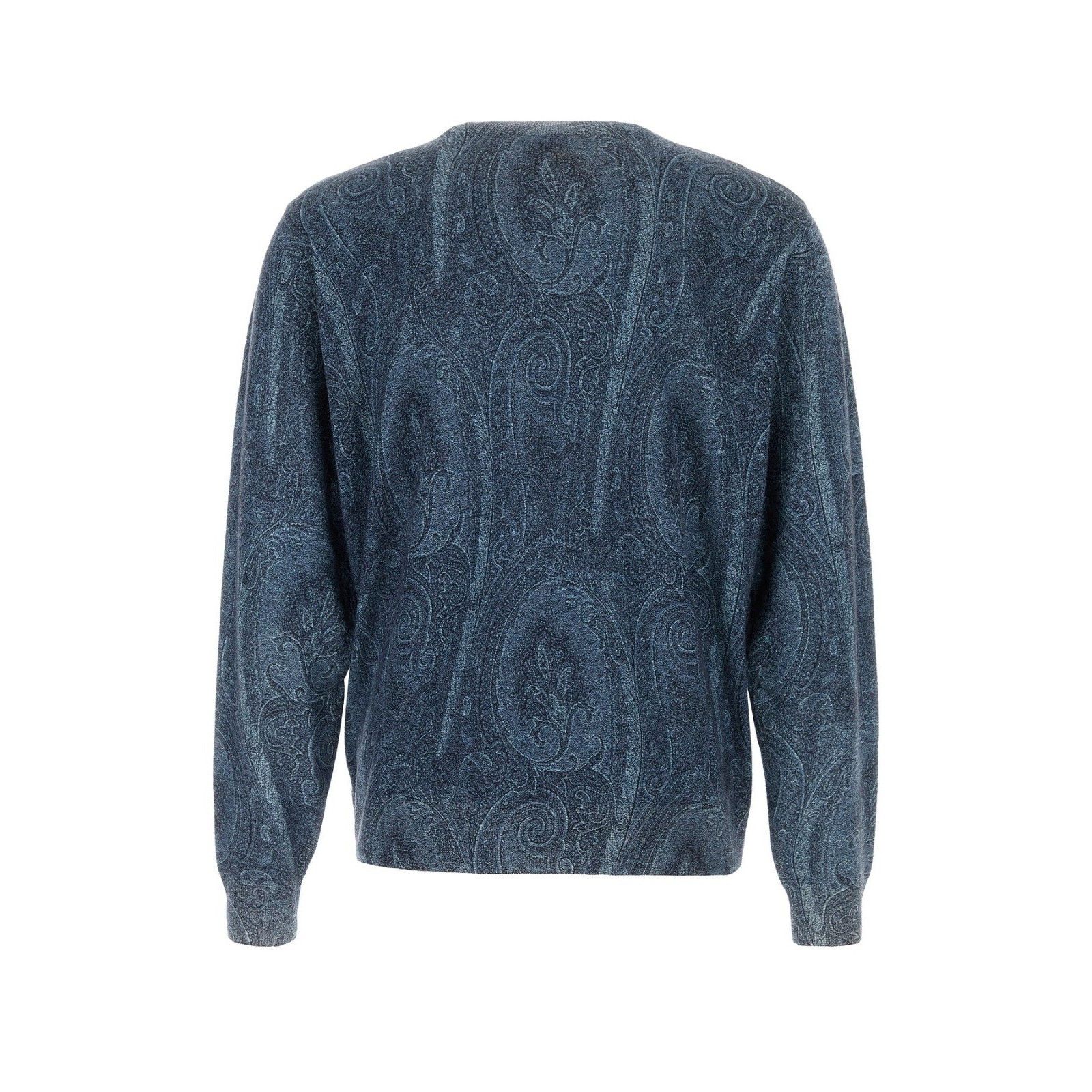 Etro ETRO Embroidered Silk Blend Sweater New & Authentic (Men's s Size US L / EU 52-54 / 3 - 2 Thumbnail