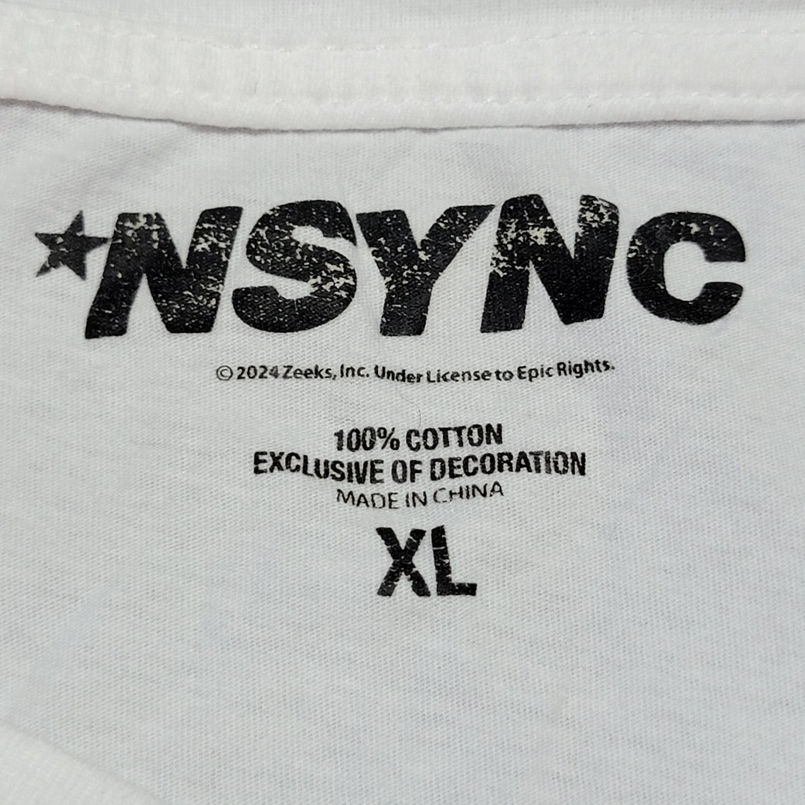 Other Nsync White Unisex Tee Classic Group Pic - Size XL Size XL / US 12-14 / IT 48-50 - 4 Thumbnail