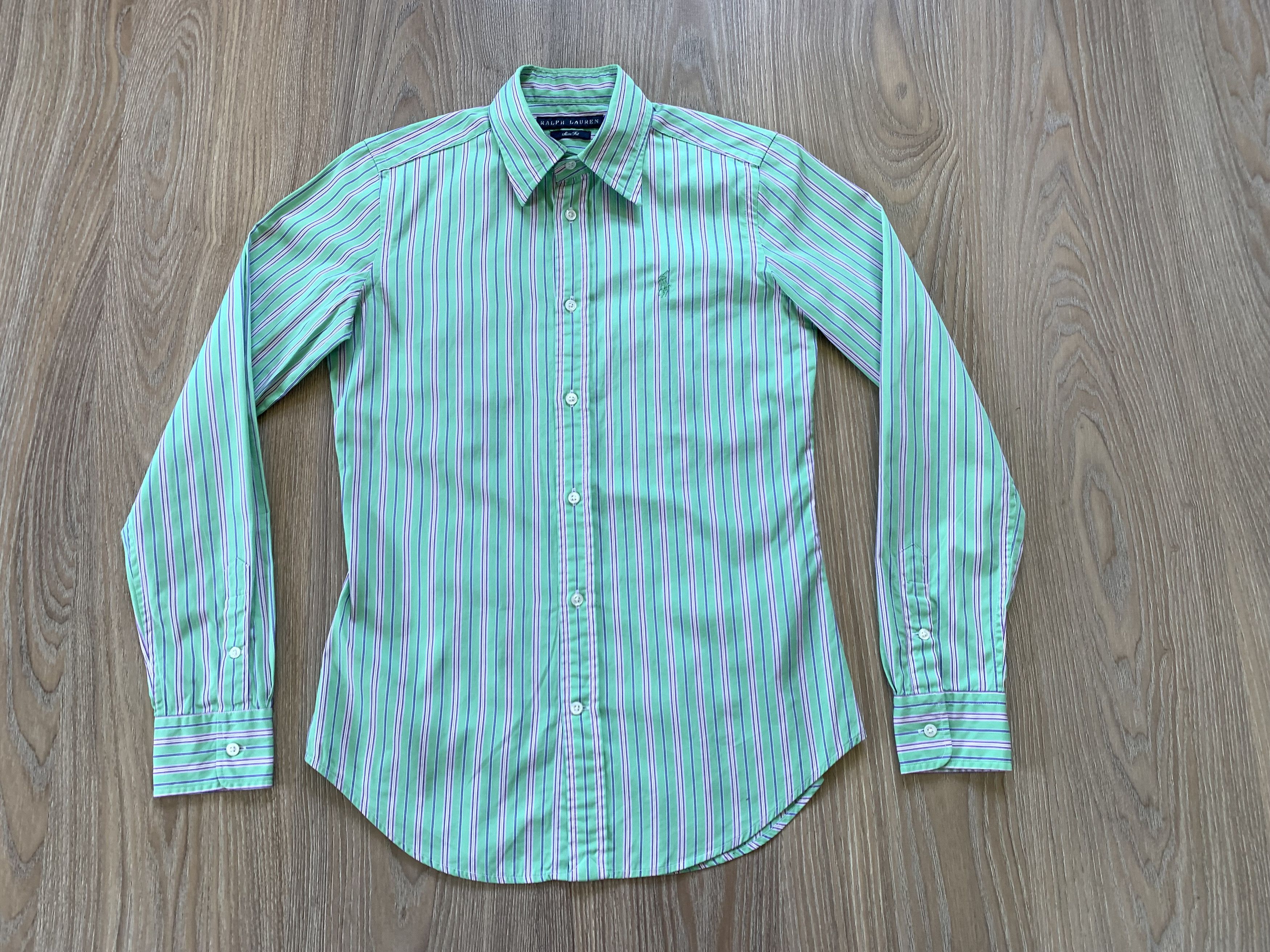Polo Ralph Lauren × Vintage Polo Ralph Lauren Slim Fit Womens Shirt Size M / US 6-8 / IT 42-44 - 2 Thumbnail