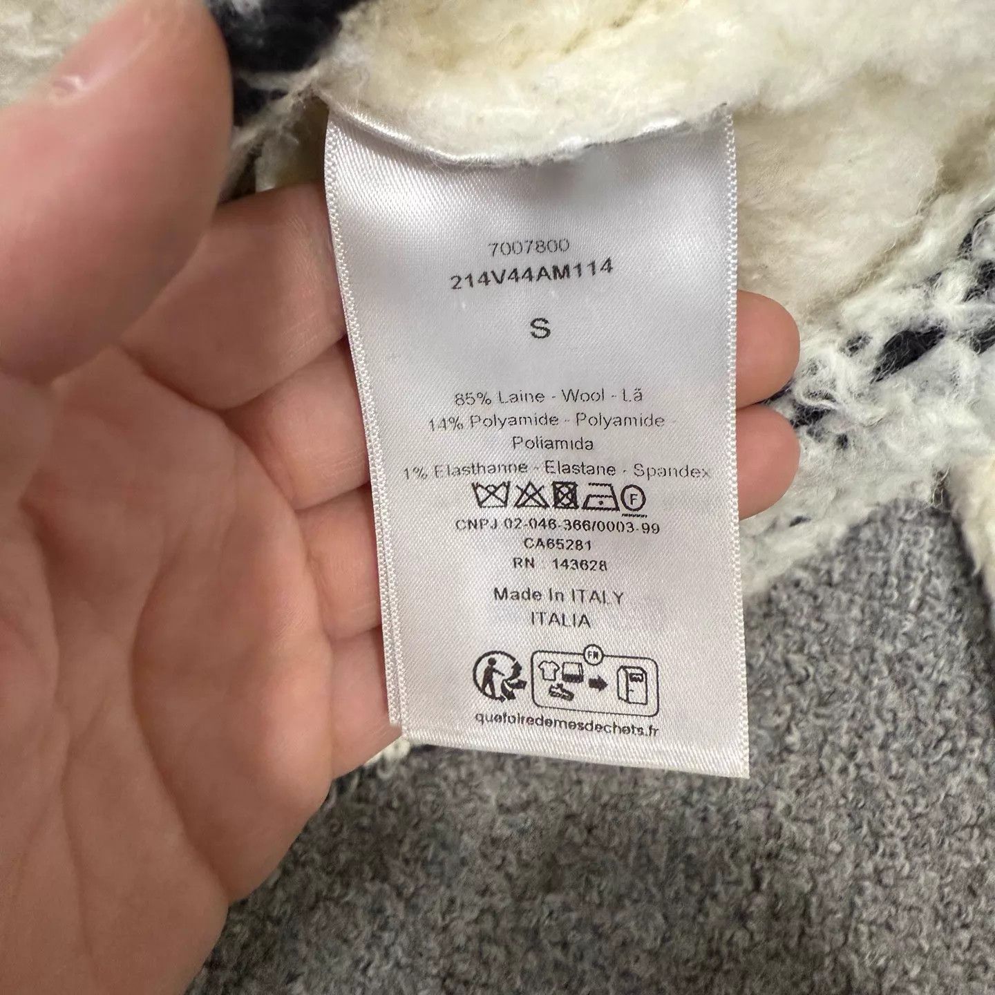 Dior Dior White Lamb Wool Jacket S 99 New Size S / US 4 / IT 40 - 4 Thumbnail