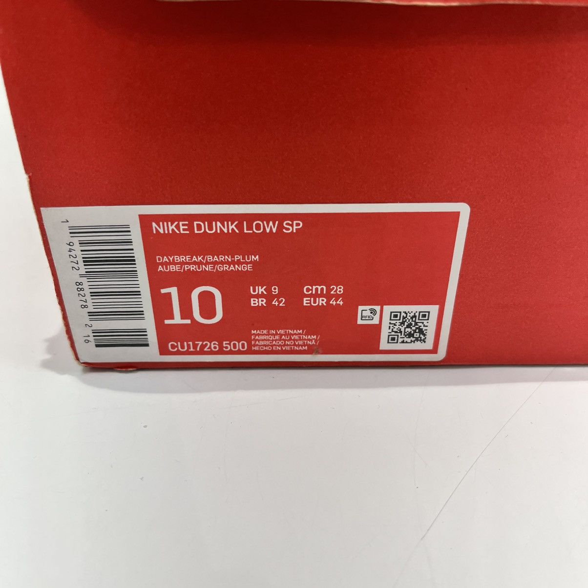 Nike Nike Dunk Low Plum Size US 10 / EU 43 - 13 Thumbnail