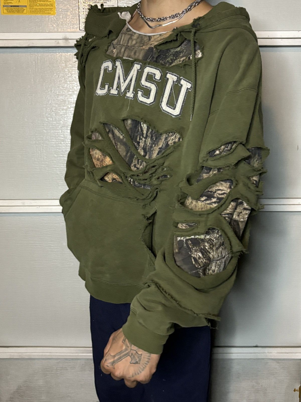 Other Custom Distress Hoodie Size US L / EU 52-54 / 3 - 2 Thumbnail
