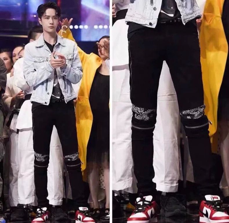Amiri Amiri Cashew flower destruction zipper jeans 2501-Nextarrow Size US 31 - 3 Thumbnail