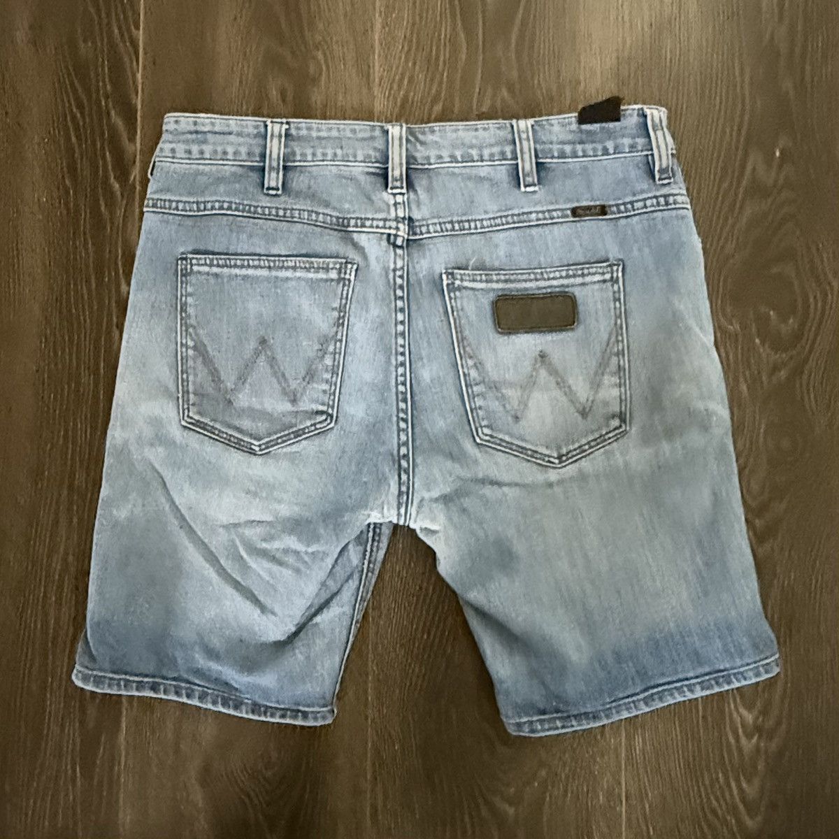 Wrangler Wrangler Cigarette Blue Shorts Size 32 Size US 32 / EU 48 - 2 Thumbnail