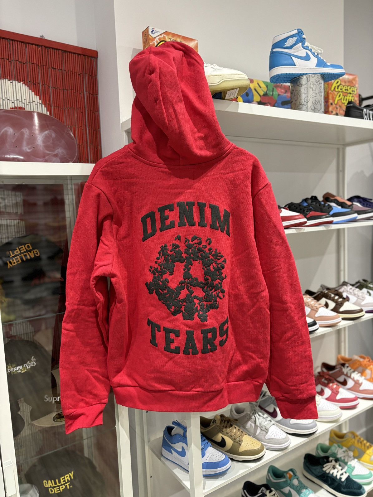 DENIM TEARS Denim Tears Denim University Zip Hoodie (SS24) Red Size US XL / EU 56 / 4 - 3 Thumbnail