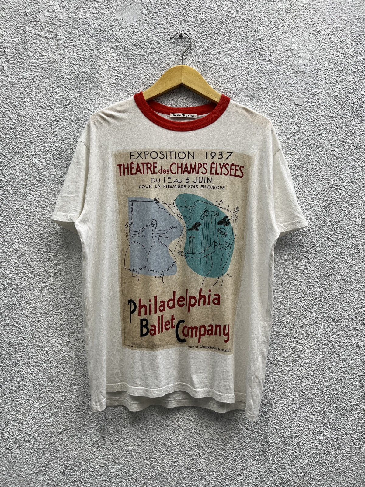 Acne Studios SS19 Acne Studios Esmeta Ringer Tshirt Size US S / EU 44-46 / 1 - 1 Thumbnail