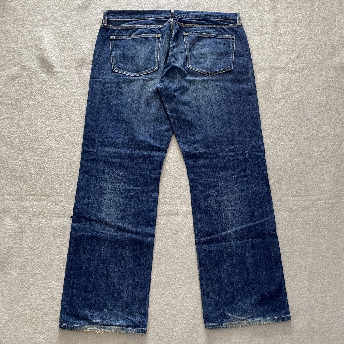 Japanese Brand Uniqlo Distressed Denim w38 Size US 38 / EU 54 - 7 Thumbnail
