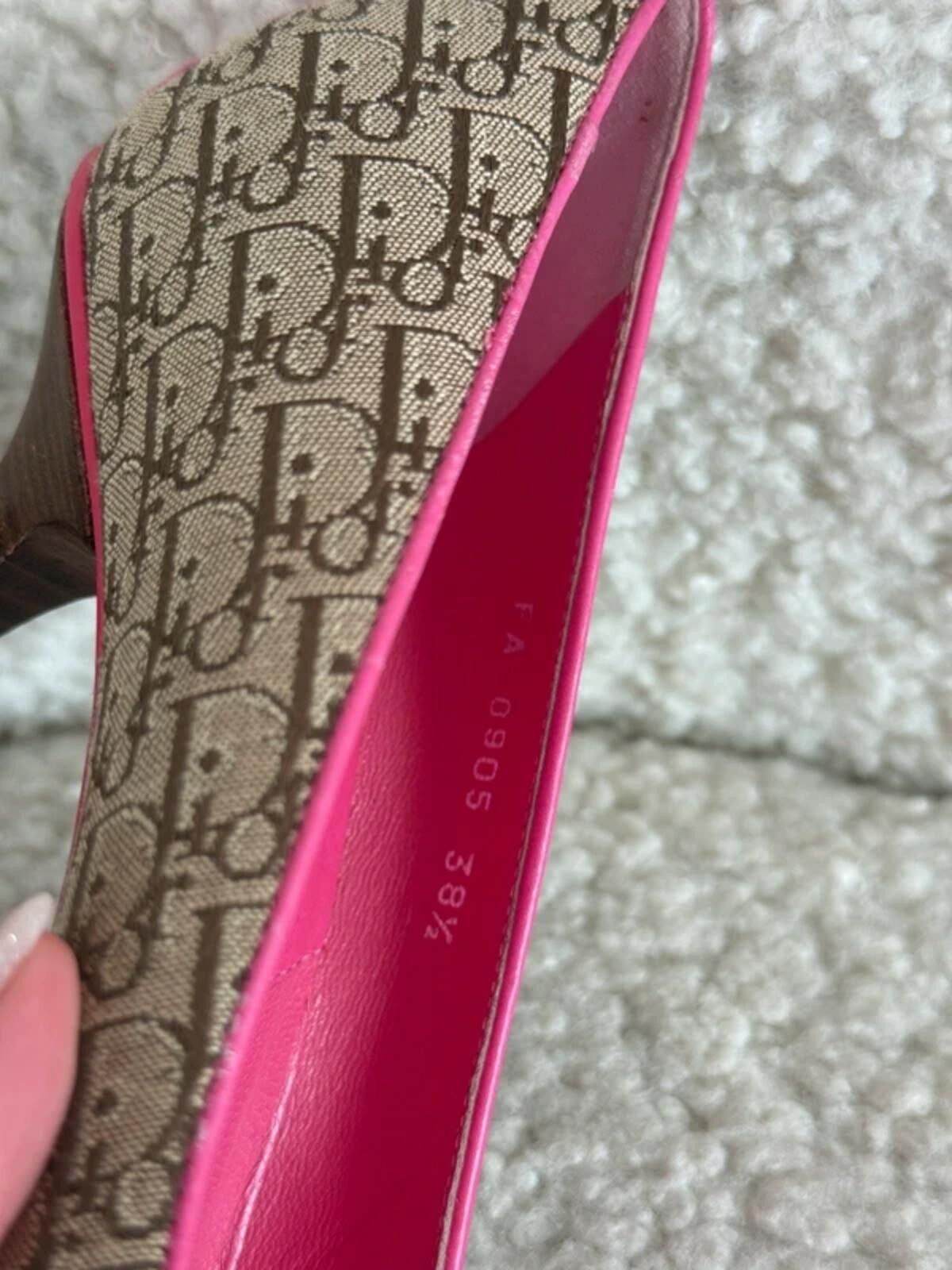 Dior Christian Dior Oblique Heels Size US 7.5 / IT 37.5 - 11 Thumbnail