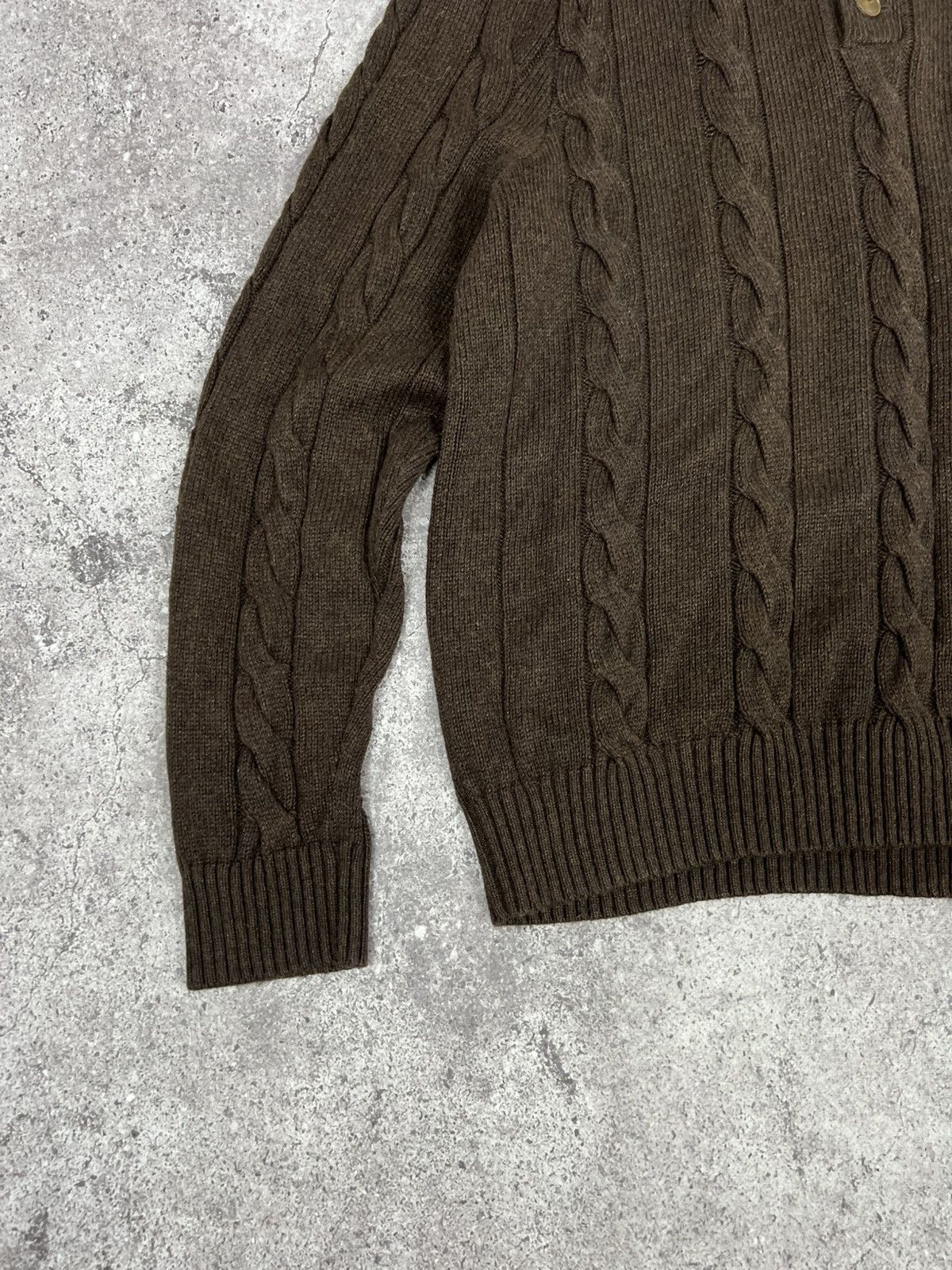 Polo Ralph Lauren Vintage Polo Ralph Lauren Silk Cashmere Knit Sweater Brown Size US XXL / EU 58 / 5 - 7 Thumbnail