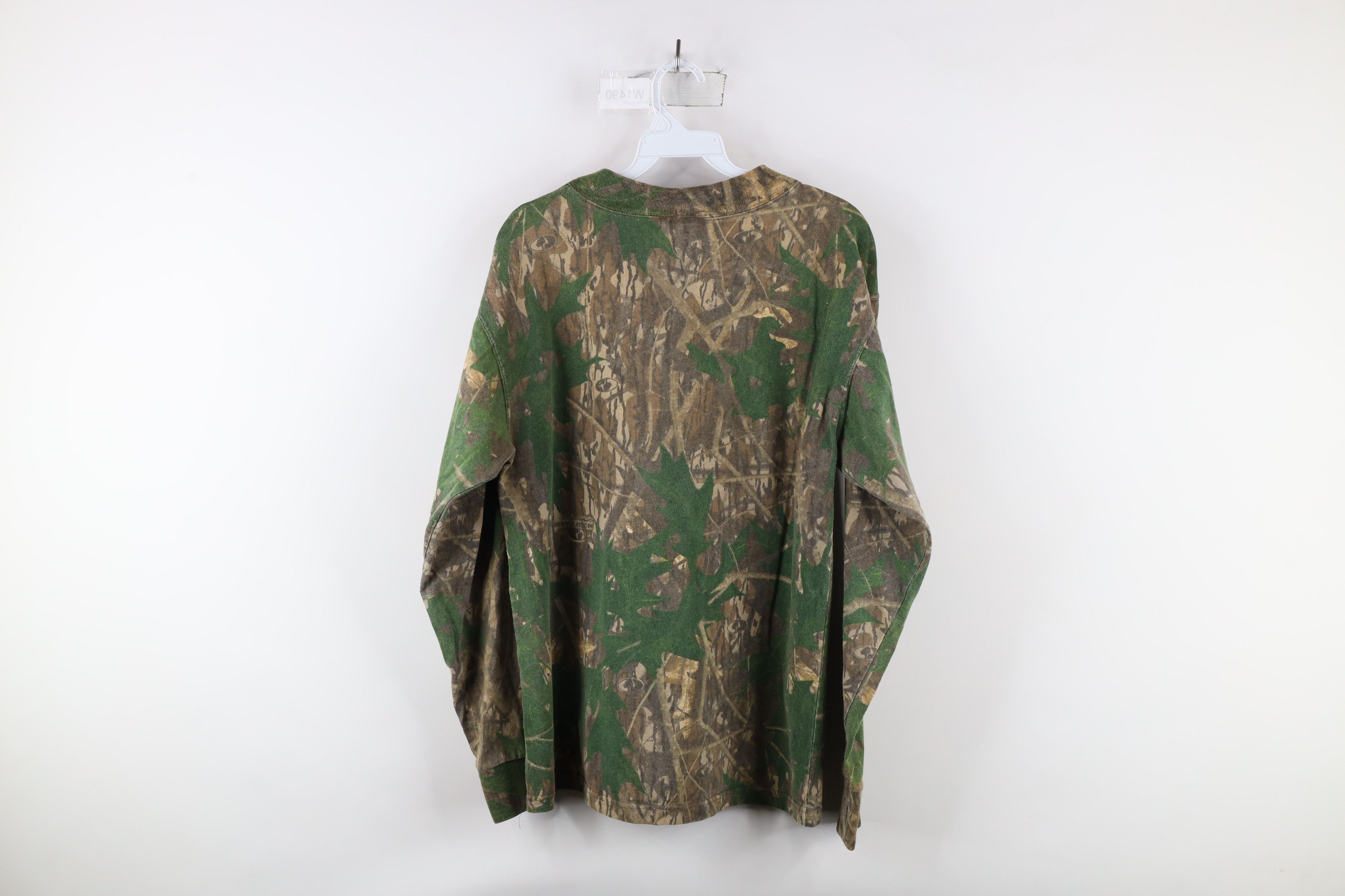 Mossy Oaks × Vintage Vintage 90s Mossy Oak Camouflage Neck Long Sleeve T-Shirt Size US M / EU 48-50 / 2 - 8 Thumbnail