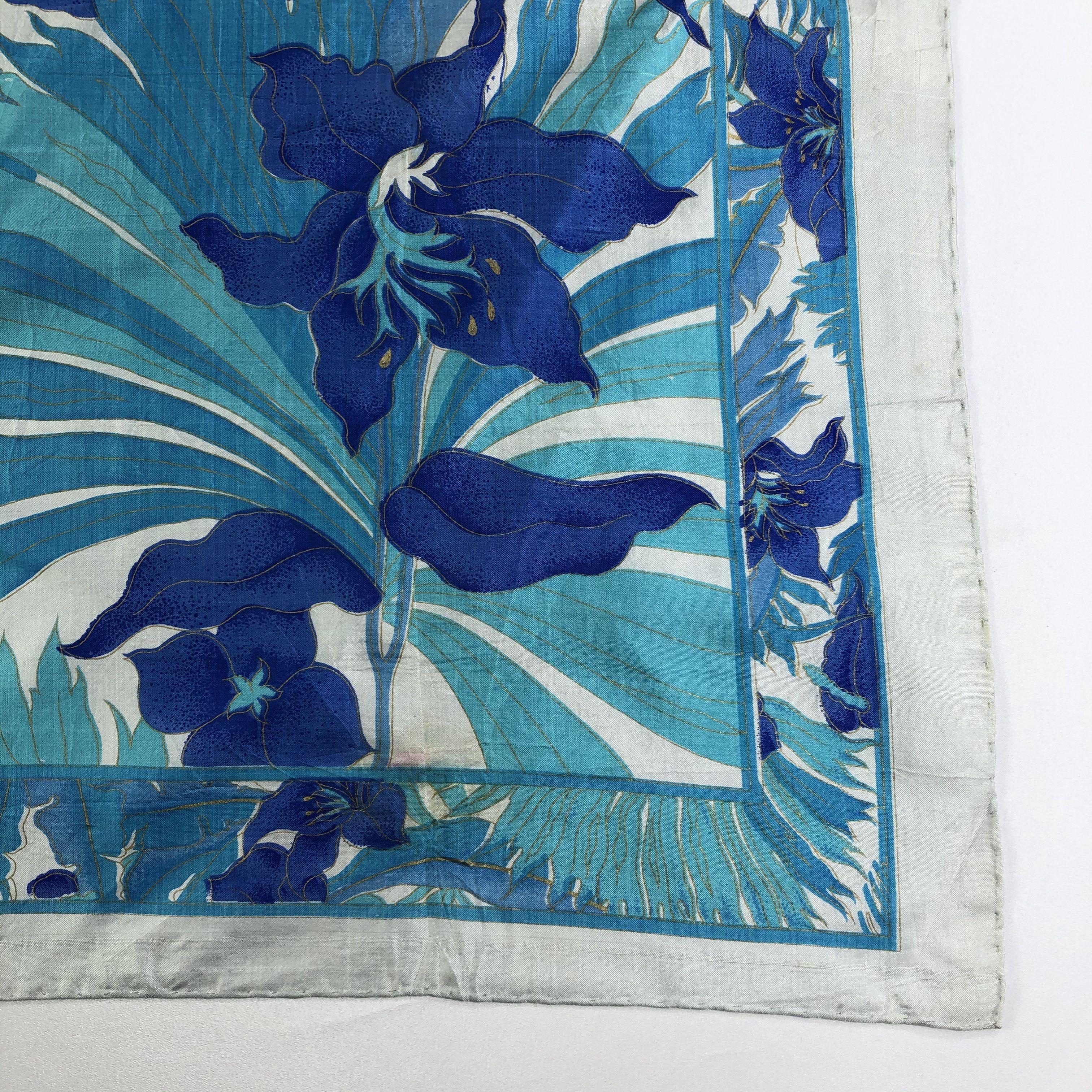 Vintage Vintage Silk Scarf Size ONE SIZE - 4 Thumbnail