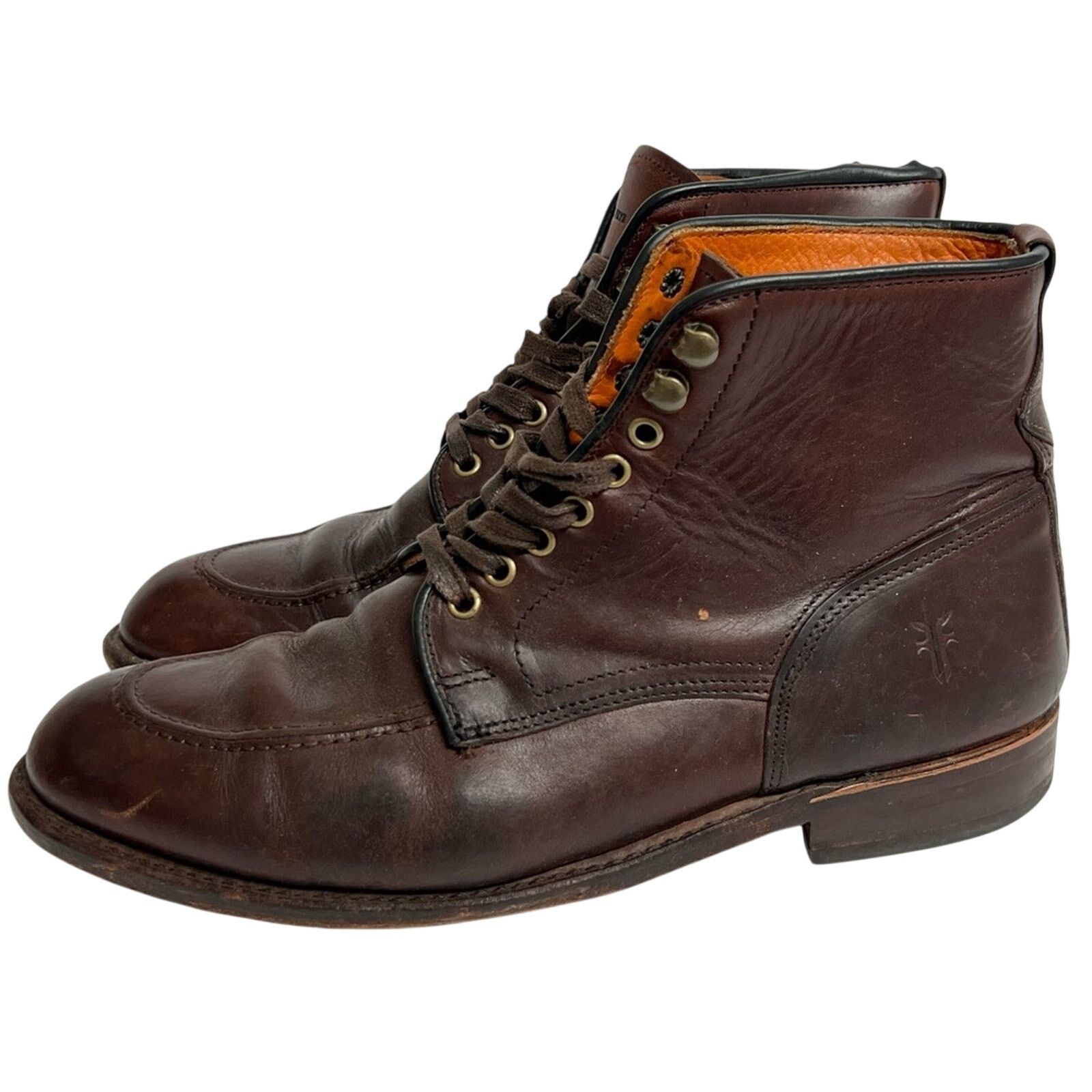 Frye FRYE Walter Made In USA Lace Up Brown All Leather Boots Men Size US 11 / EU 44 - 1 Thumbnail
