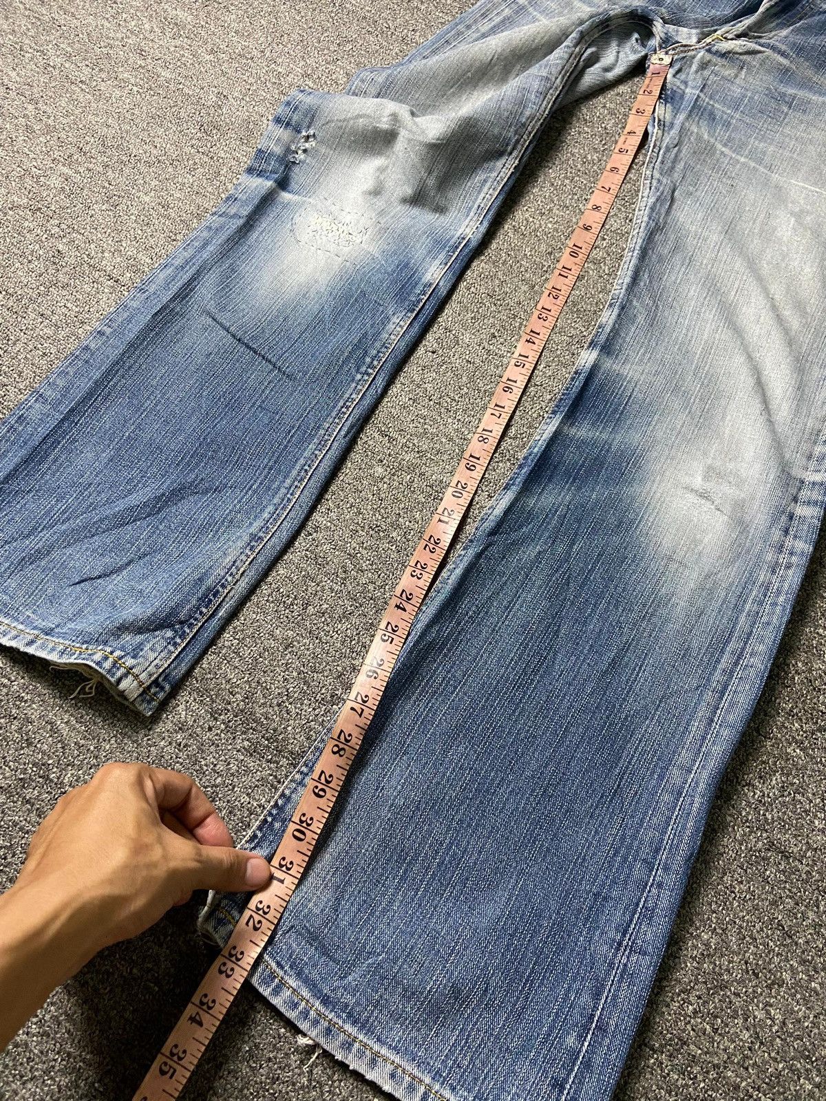 Japanese Brand × Lee × Vintage LEE RIDERS Brand Distressed Denim Jeans (132) Size US 36 / EU 52 - 7 Thumbnail