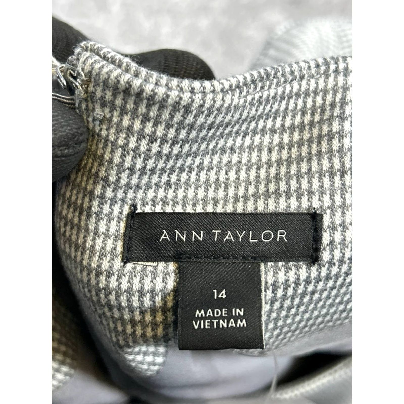Ann Taylor Ann Taylor Dress Womens 14 Gray Blouson New Size XL / US 12-14 / IT 48-50 - 3 Thumbnail
