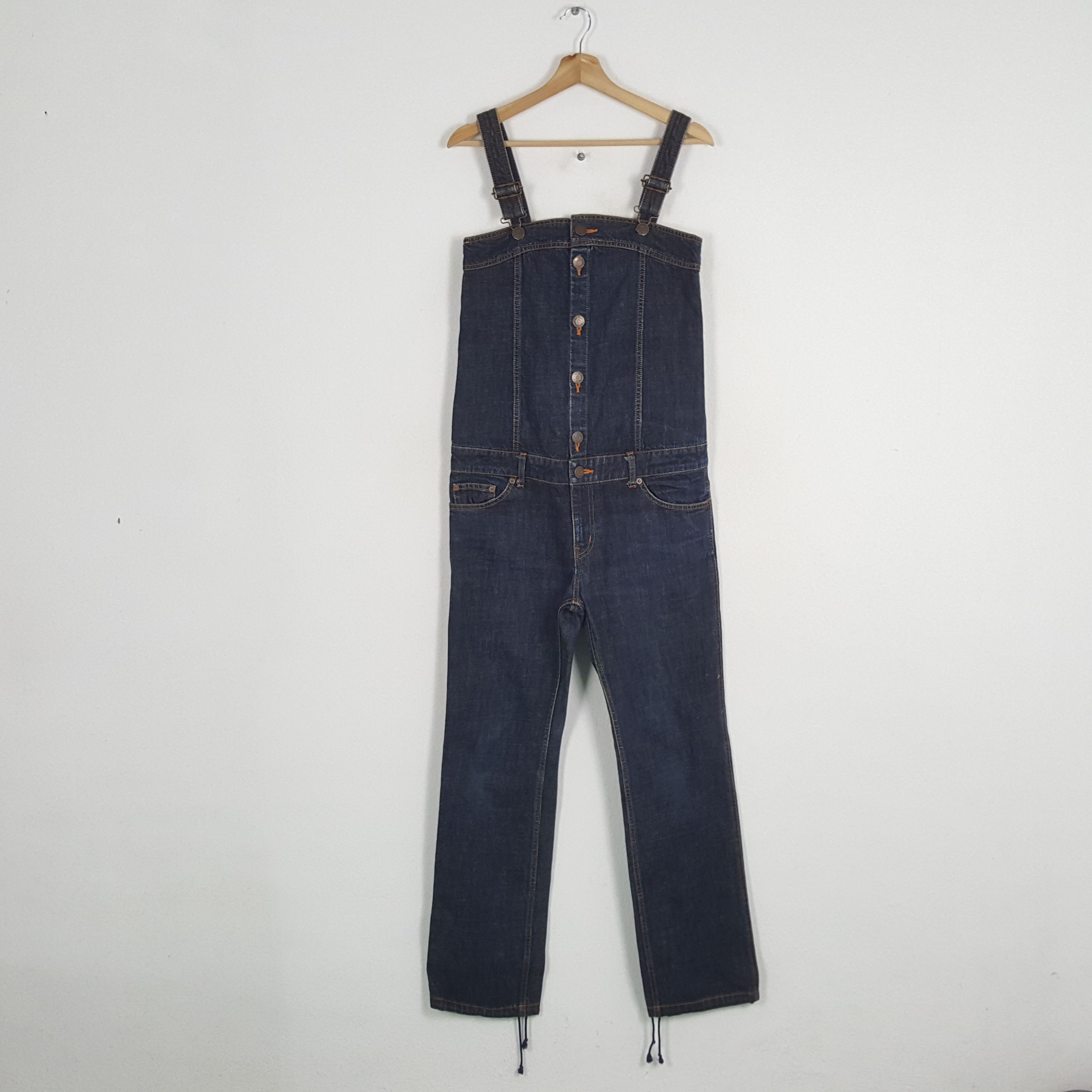 Vintage Vintage X-GIRL Japanese Fashion Brand Overall Blue Jeans Size 36" / US 14 / IT 50 - 1 Thumbnail