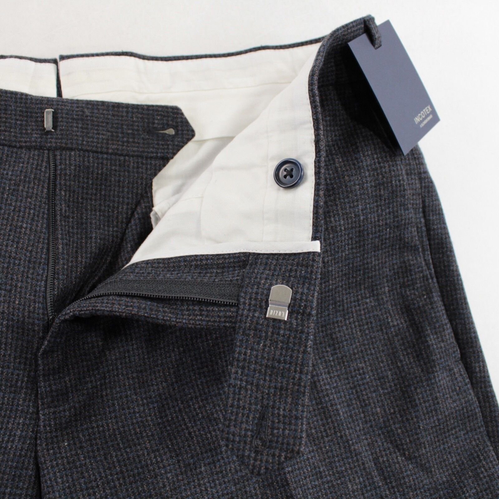 Incotex Incotex New with tags Dress Pants Size 32 US In Blue Size US 32 / EU 48 - 3 Thumbnail