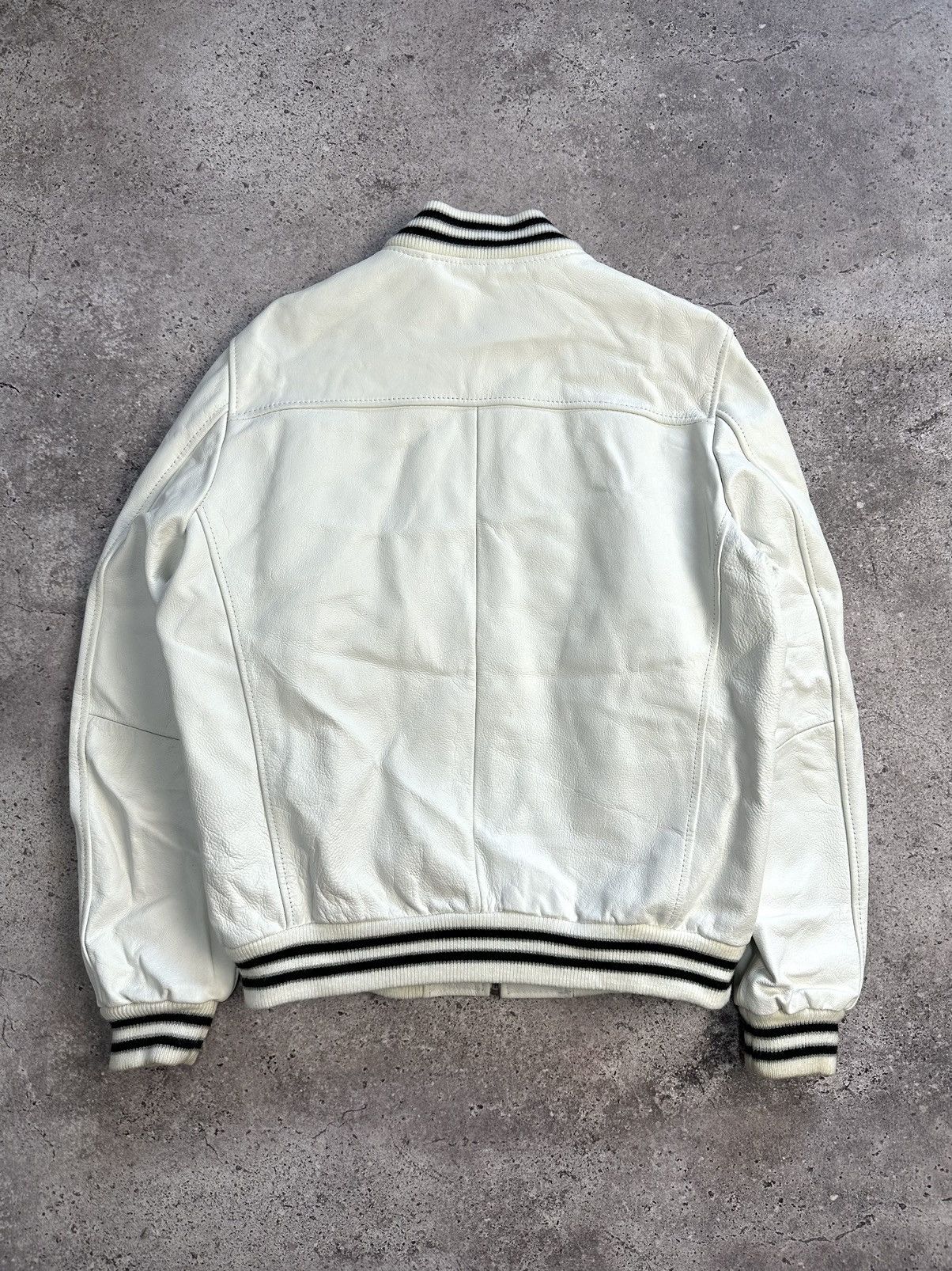 NFL × Vintage Vintage Redskins California Bomber Leather Jacket Varsity Size US XL / EU 56 / 4 - 12 Thumbnail