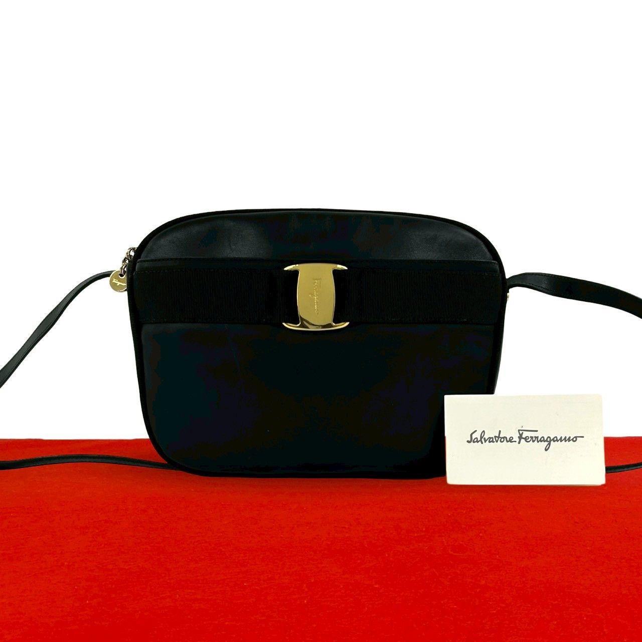 Salvatore Ferragamo Salvatore Ferragamo Salvatore Ferragamo Leather Shoulder Bag Leather Shoulder Bag DUTY FREE for USA Size ONE SIZE - 1 Thumbnail