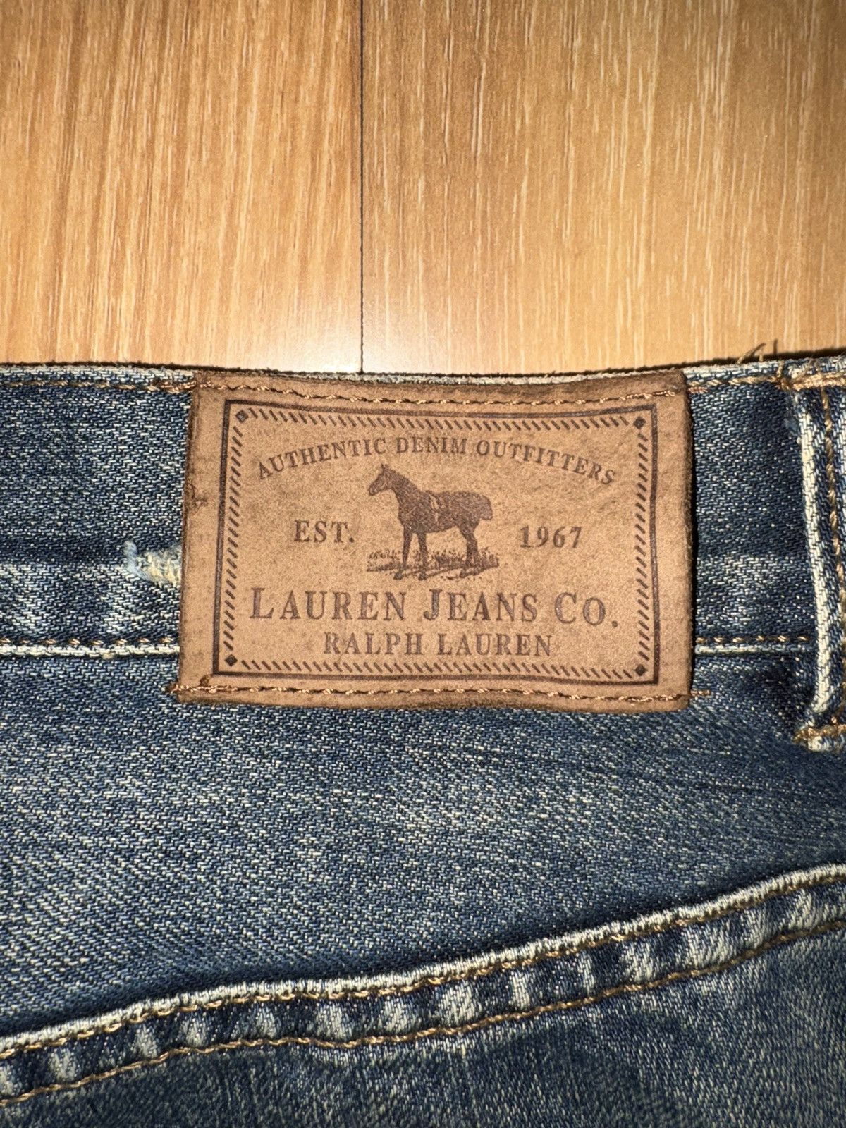 Lauren Ralph Lauren Vintage Lauren Ralph Lauren Patchwork& Embroidered Denim 16W Size 38" / US 16 / IT 52 - 12 Thumbnail