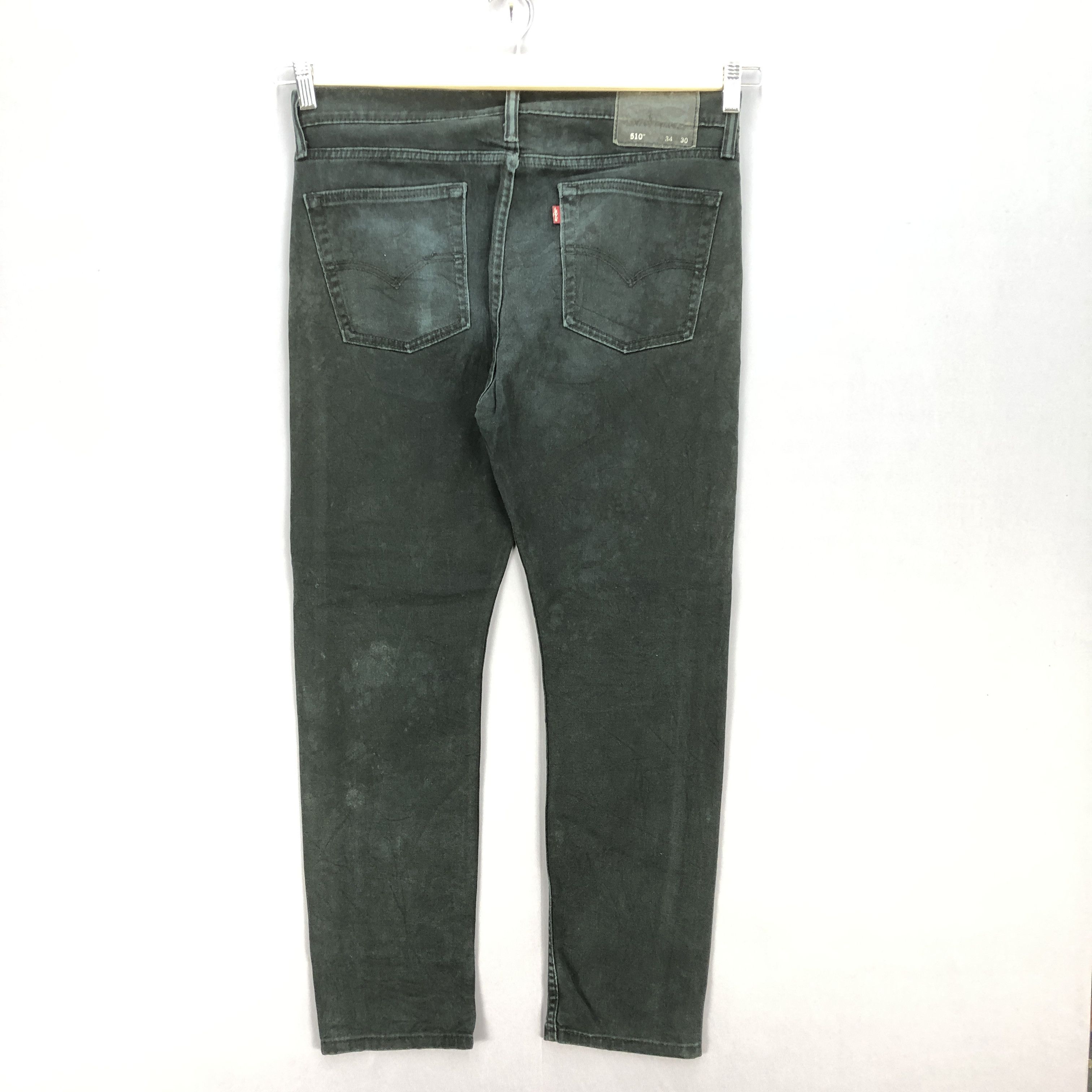 Levi's Vintage Y2K Levis Faded Black Jeans Levi's 510 Denim Size US 34 / EU 50 - 2 Thumbnail