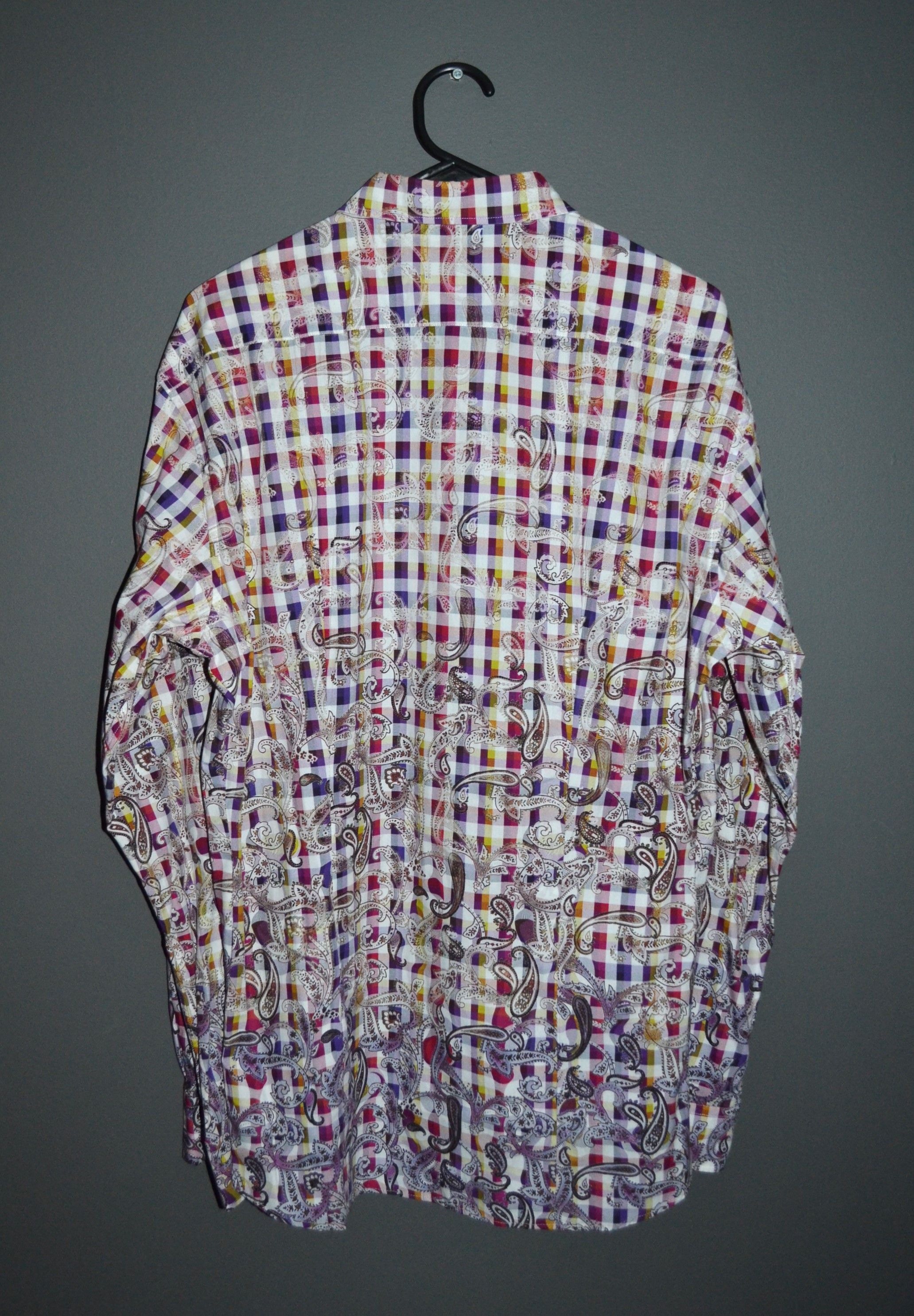 Etro Etro Gradient Psychedelic Paisley Shirt Cotton L Size US L / EU 52-54 / 3 - 10 Thumbnail