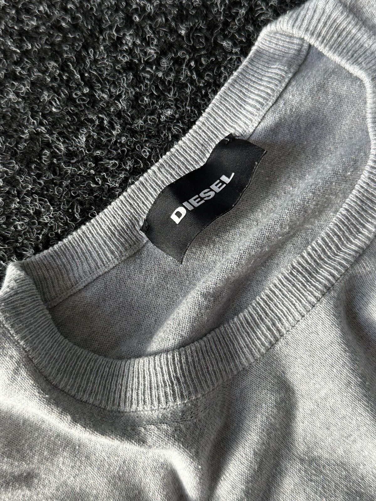 Diesel × If Six Was Nine × Japanese Brand 🚨Vintage AVANT-GARDE Diesel SWEATER D metal logo Y2K gothic Size US M / EU 48-50 / 2 - 5 Thumbnail