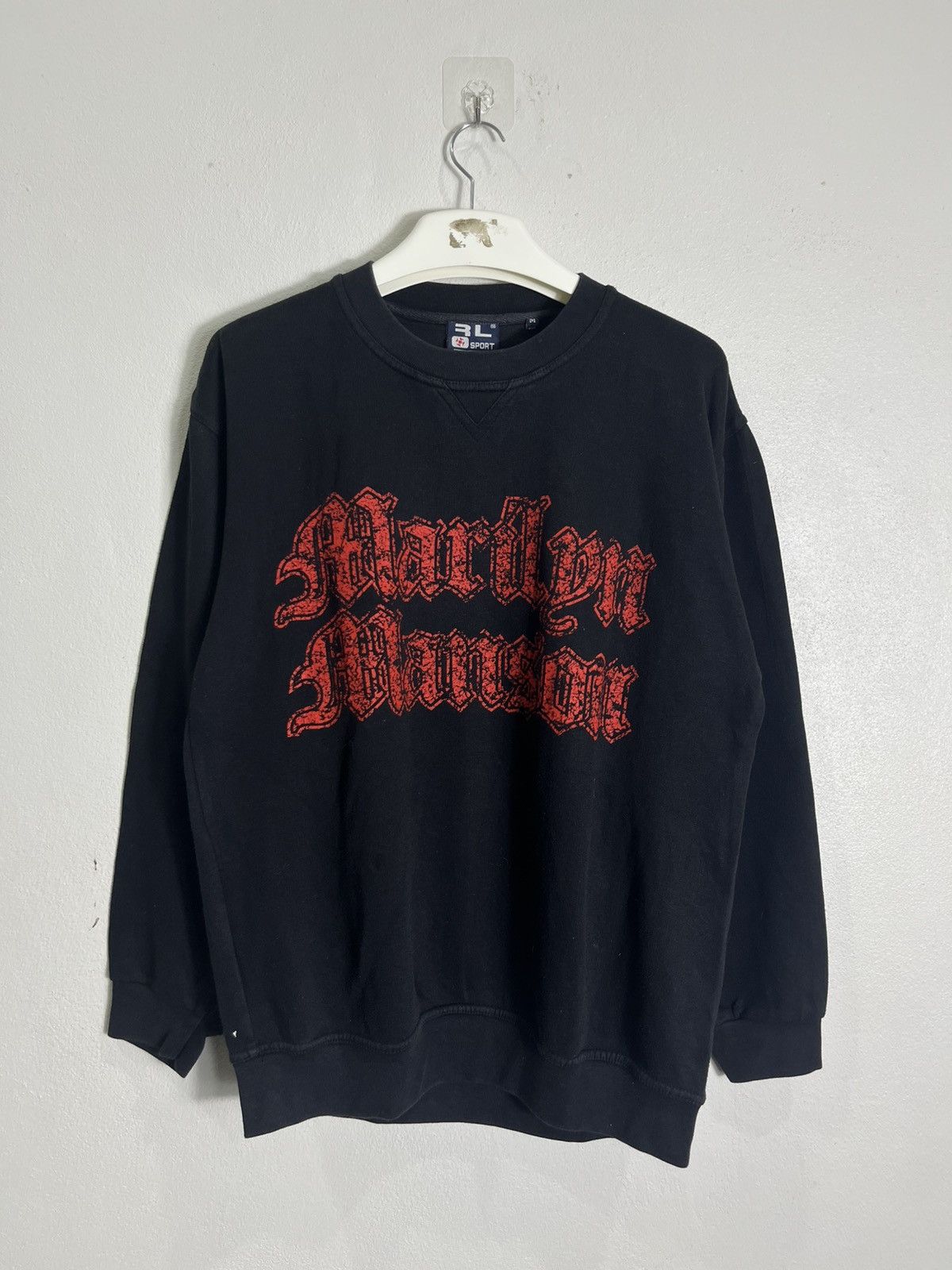 Vintage Marilyn Manson Pull Over Sweatshirt Size US M / EU 48-50 / 2 - 2 Thumbnail
