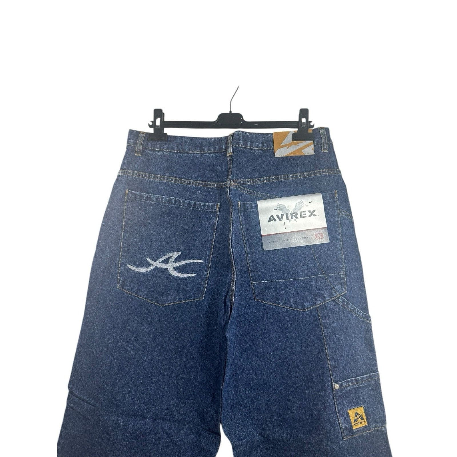 Avirex Vintage Avirex Baggy Denim Jeans Pelle Pelle Wide Leg Y2K Hi Size US 34 / EU 50 - 4 Thumbnail