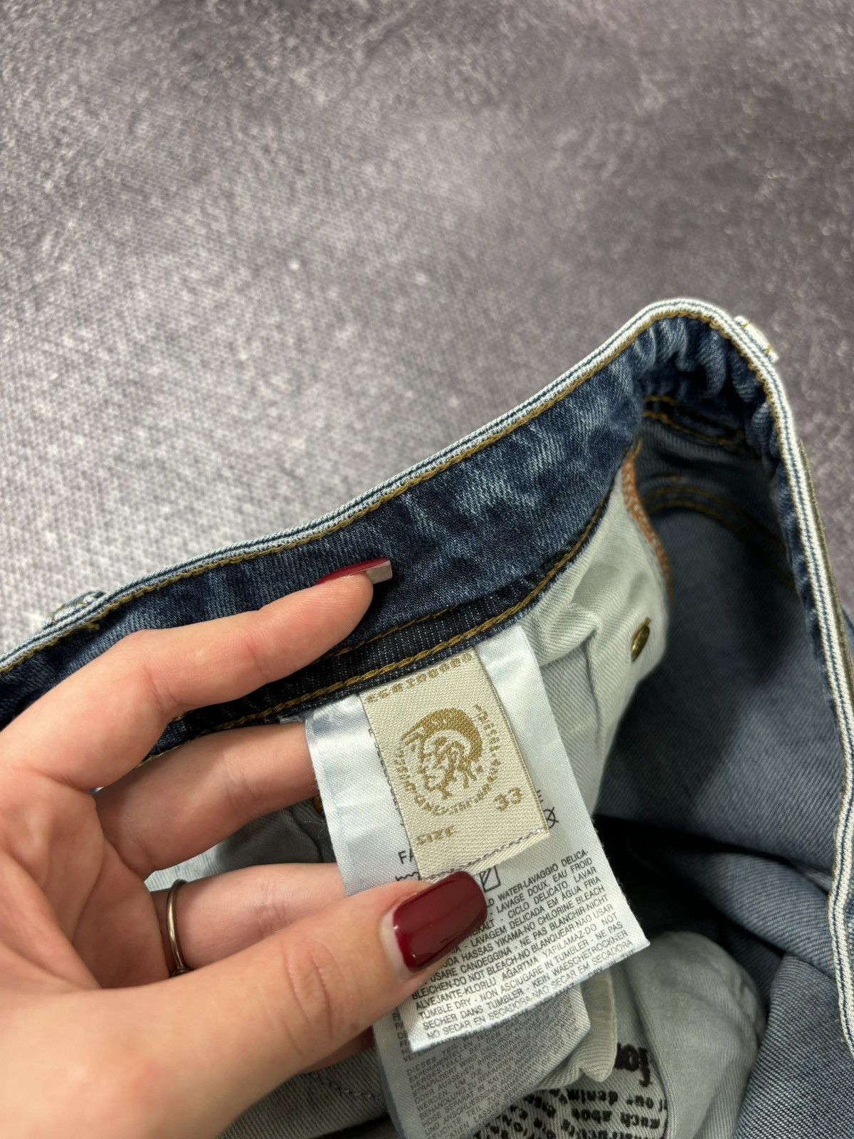 Diesel Vintage Diesel Y2K Ripped Denim Avant Garde Hype Jeans Size US 33 - 19 Thumbnail