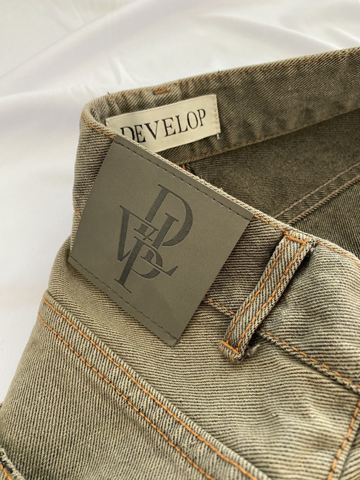 Designer × Jean baggy distressed jeans develop balenciaga style Size US 30 / EU 46 - 5 Thumbnail