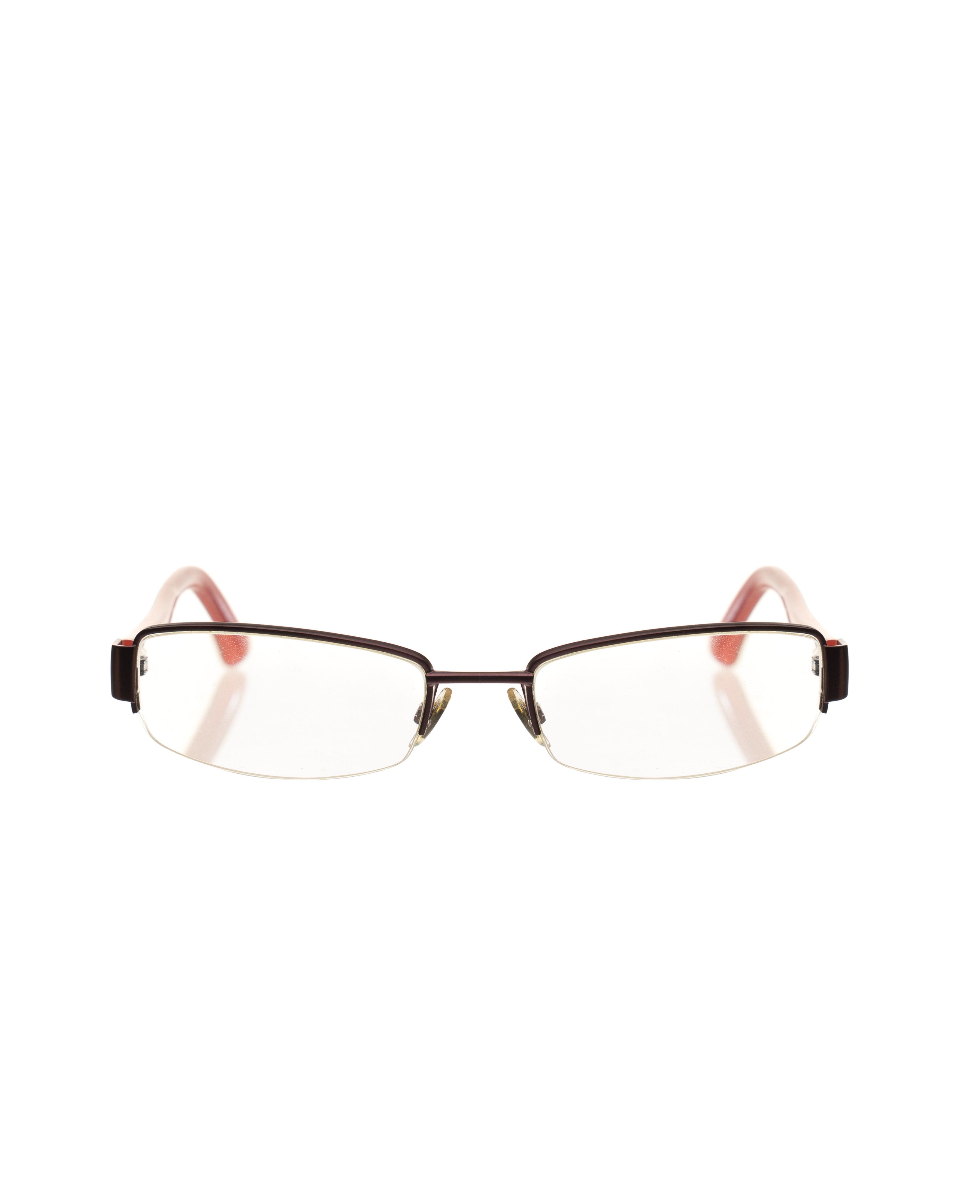 Gucci Gucci '00s Purple Half-Rim Rectangular Glasses Size ONE SIZE - 1 Thumbnail