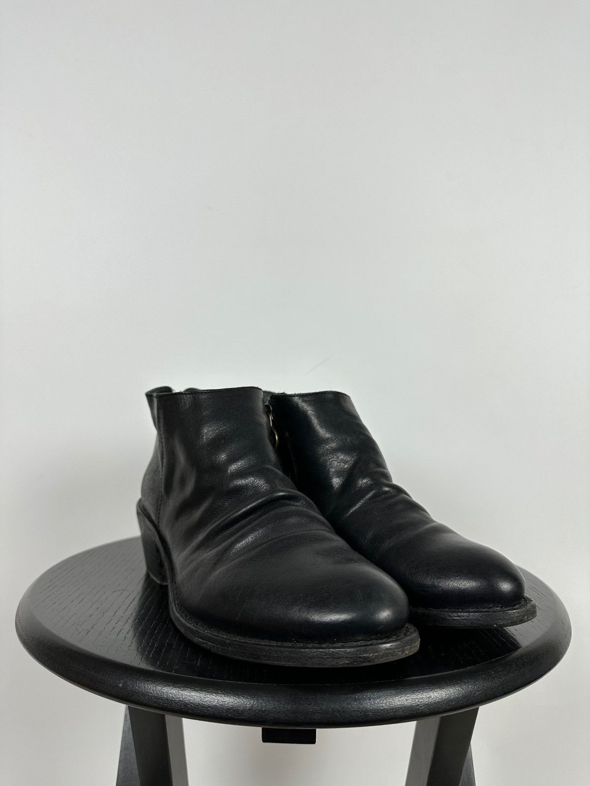 Fiorentini + Baker Fiorentini + Baker Black Leather Zip Ankle Boots Size US 8 / IT 38 - 9 Thumbnail