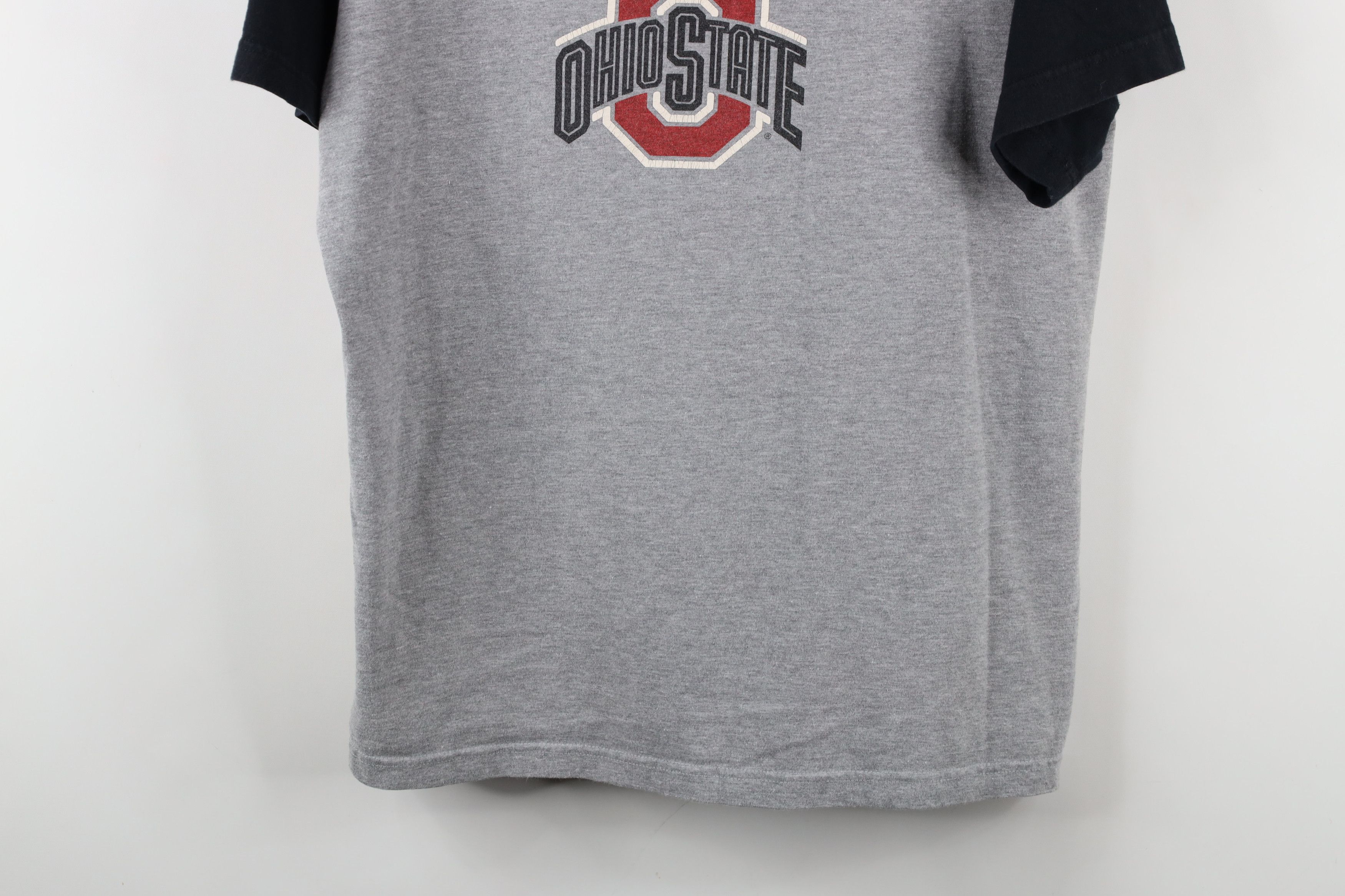 Nike × Vintage Vintage Nike Ohio State University Short Sleeve T-Shirt Gray Size US L / EU 52-54 / 3 - 3 Thumbnail