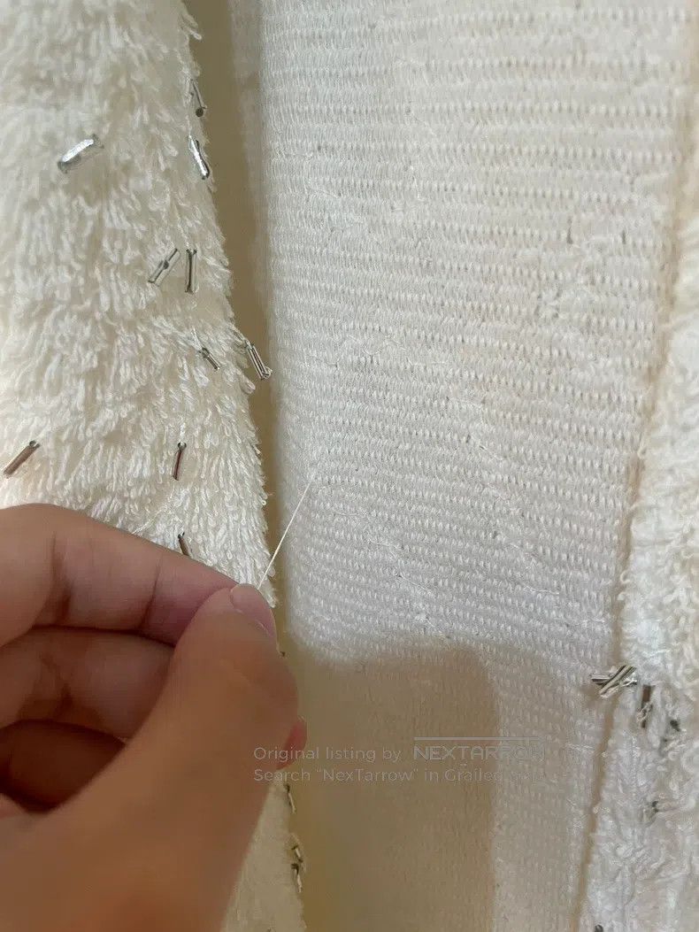 Chanel Chanel Spring and summer show beaded heavy industry white Size XS / US 0-2 / IT 36-38 - 9 Thumbnail
