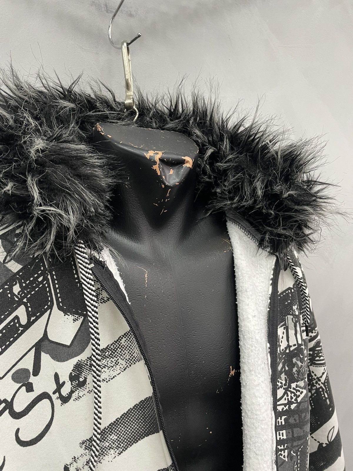 Ed Hardy Rare Fur Ed Hardy over print hoodie y2k if six was nine Size US L / EU 52-54 / 3 - 7 Thumbnail