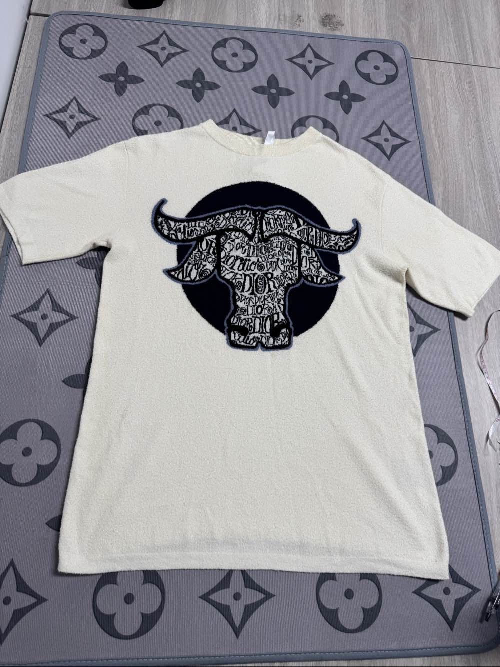 Dior Dior Bull Graphic Knit T-Shirt Size M Size US M / EU 48-50 / 2 - 1 Thumbnail