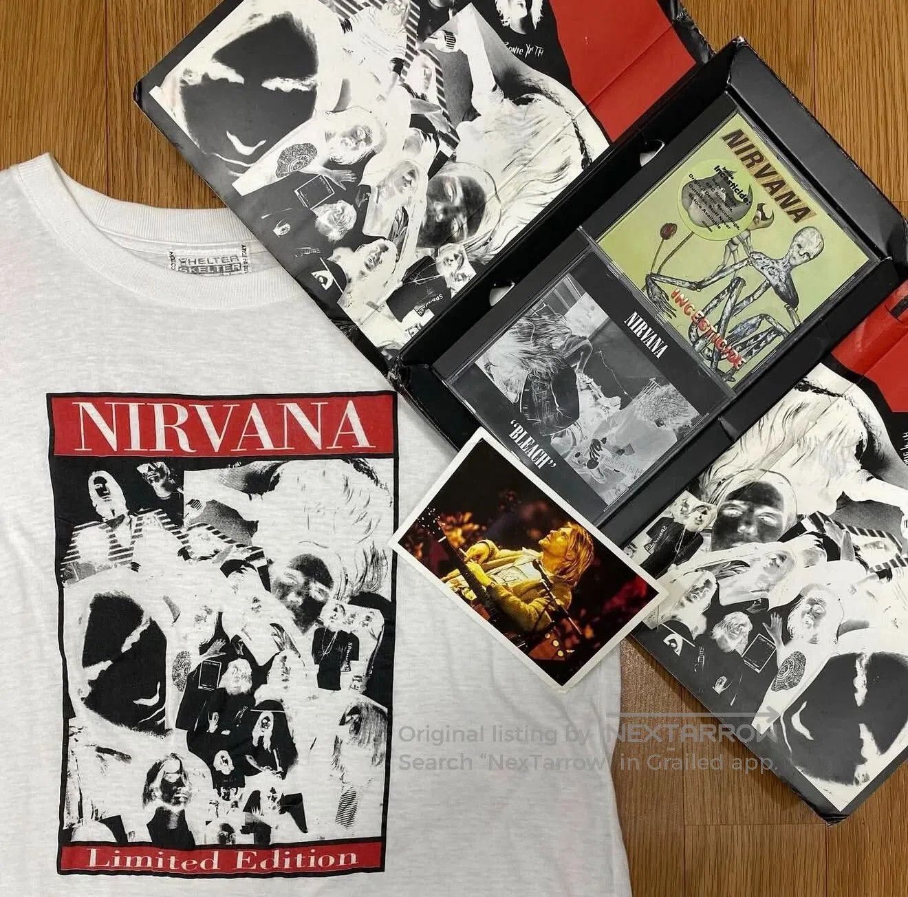 Vintage Vintage 90s Nirvana Helter Skelter Tee. Size US M / EU 48-50 / 2 - 7 Thumbnail