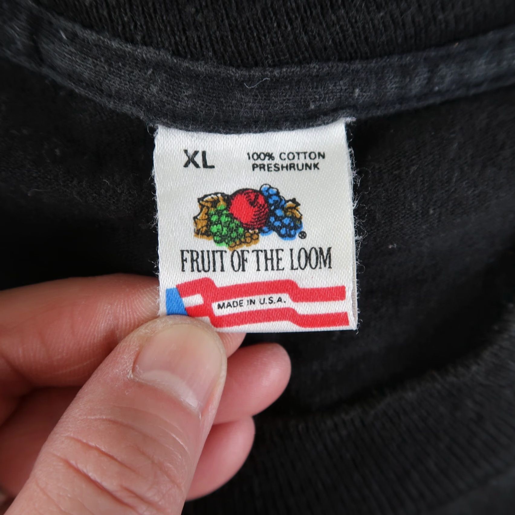 Fruit Of The Loom Vintage 90s Todd Rundgren 2nd Wind Tour Mens Black XL Fruit of the Loom T-Shirt Size US XL / EU 56 / 4 - 7 Thumbnail